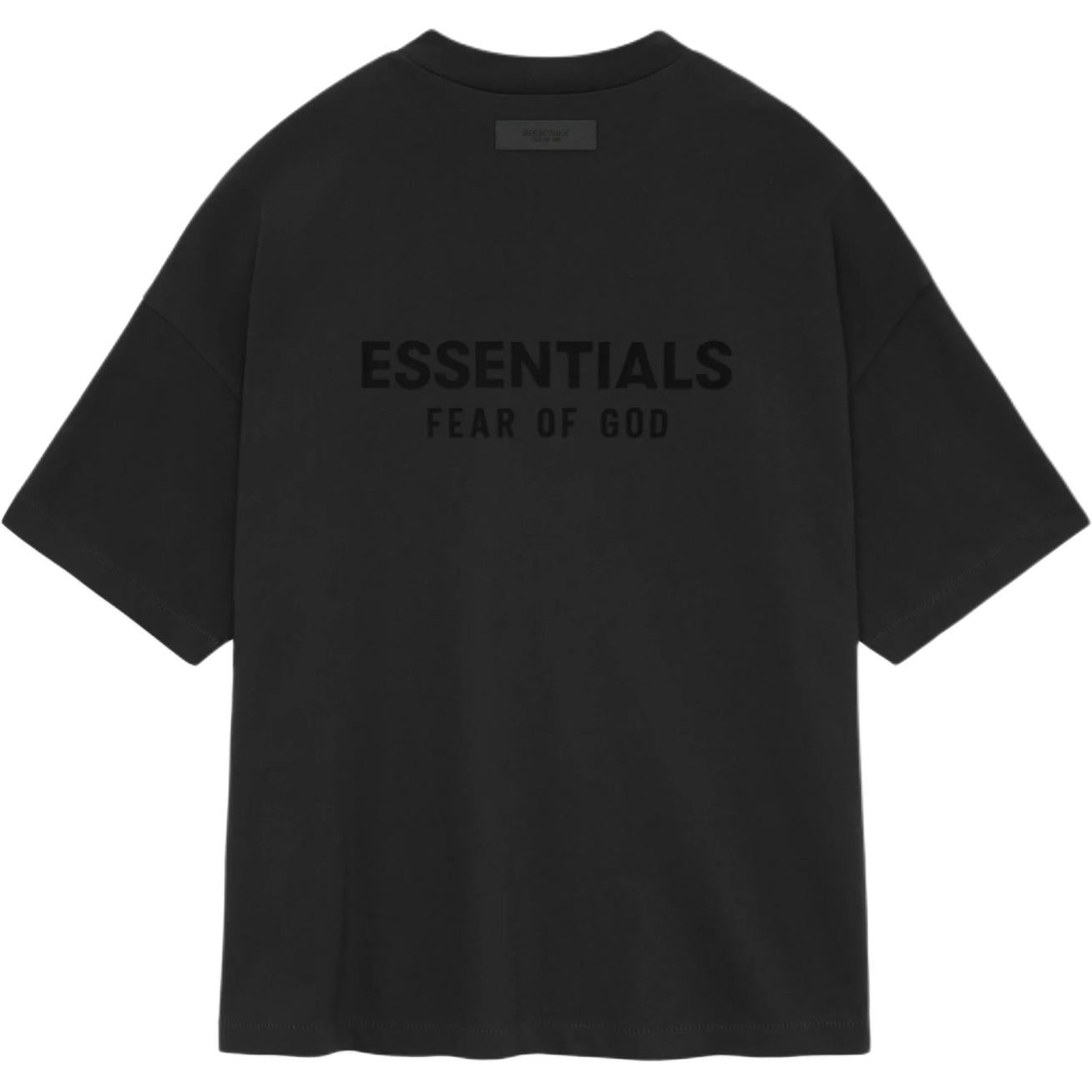 Fear of God Essentials SS24 V Neck T-shirt 'Black' 125SU244210F - 2
