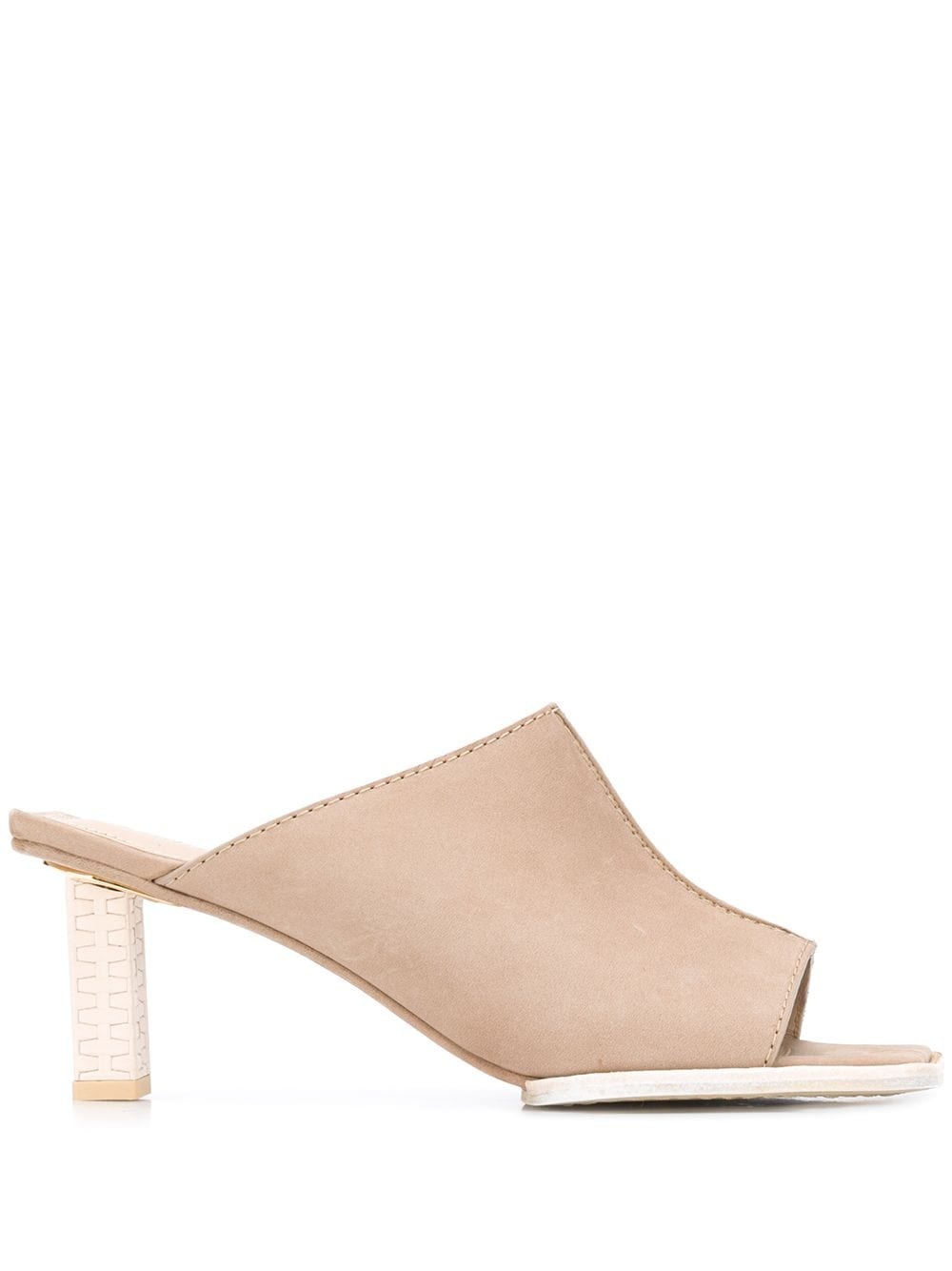 Carino 70mm square-toe mules - 1