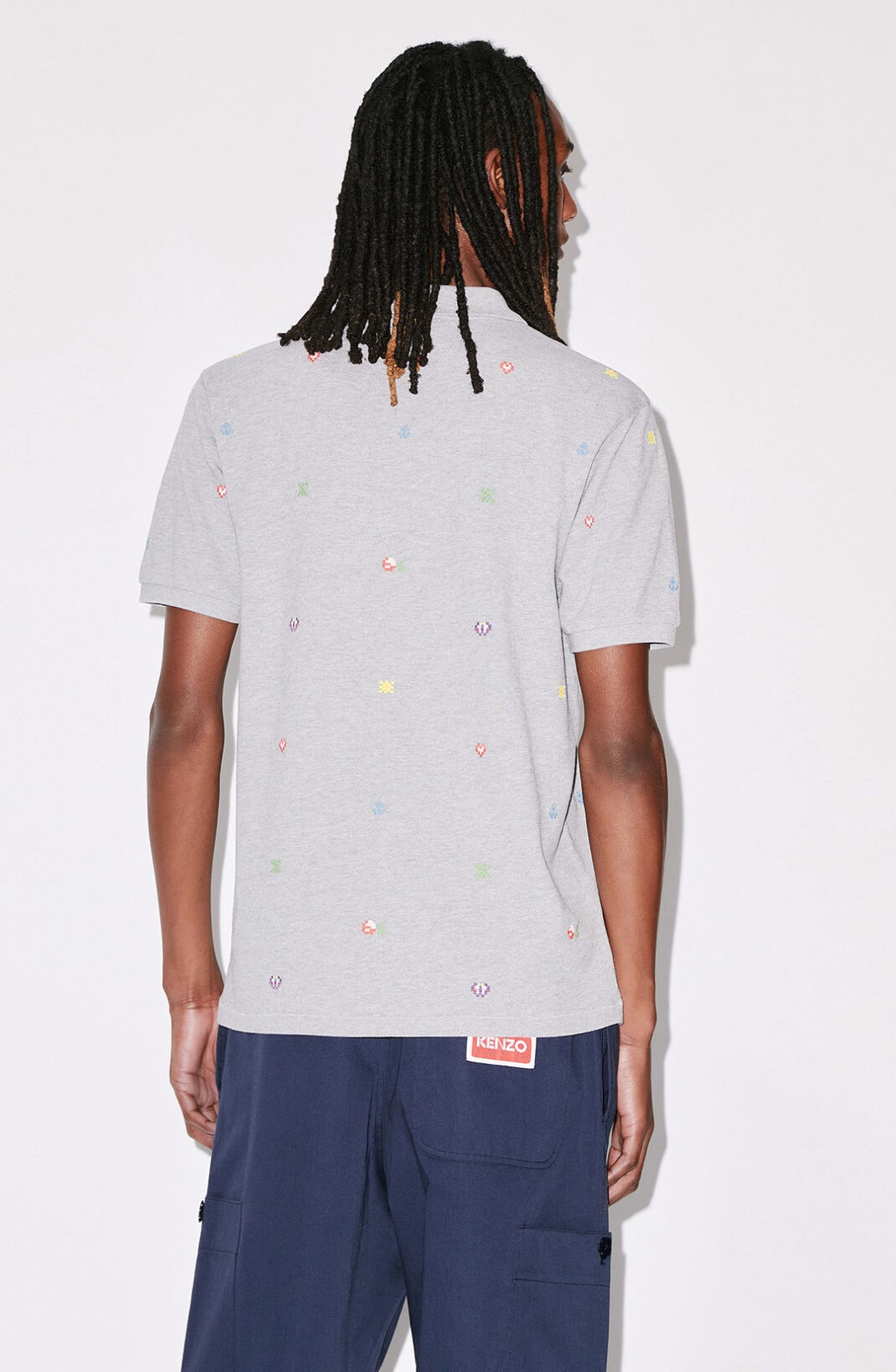 'KENZO Pixels' slim-fit polo shirt - 5
