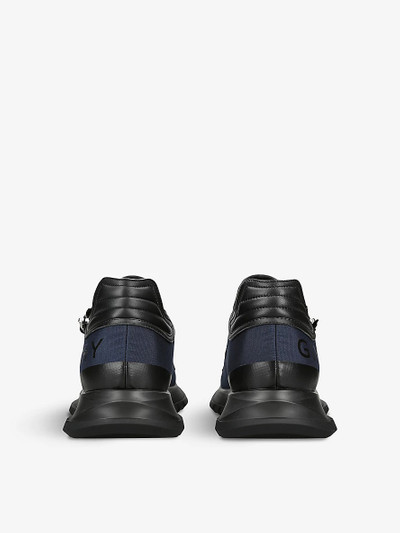 Givenchy Spectre zipped leather low-top trainers outlook