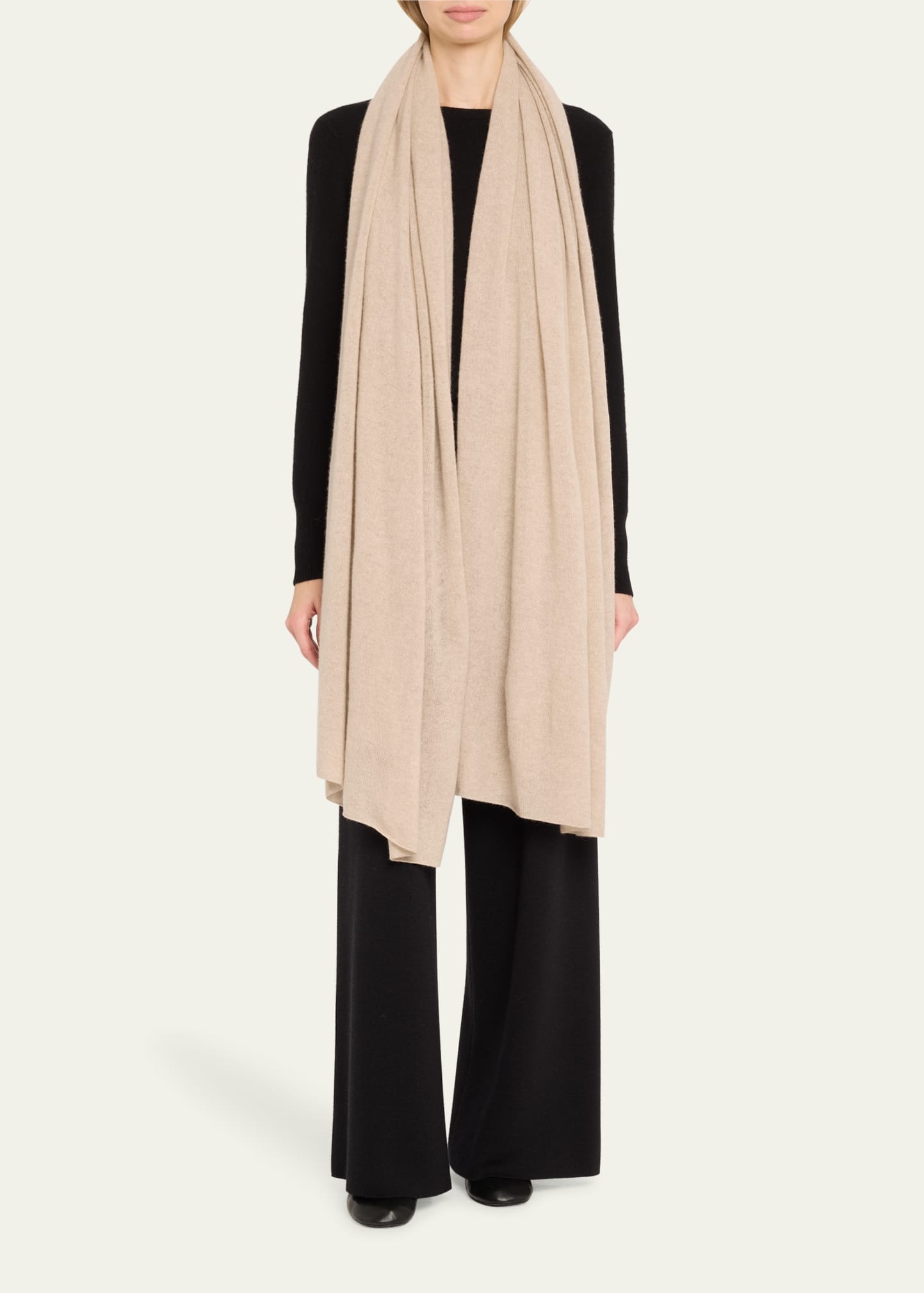 Solid Cashmere Scarf - 2