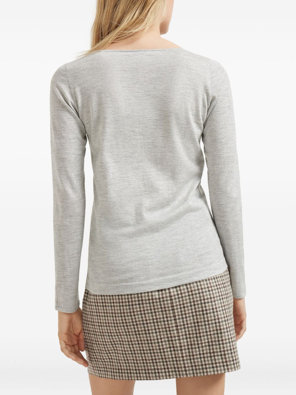 fine knit jumper - 5