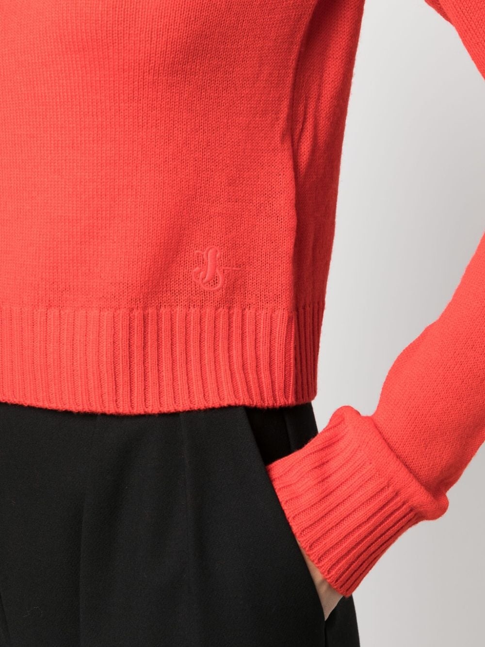 crew-neck wool jumper - 5