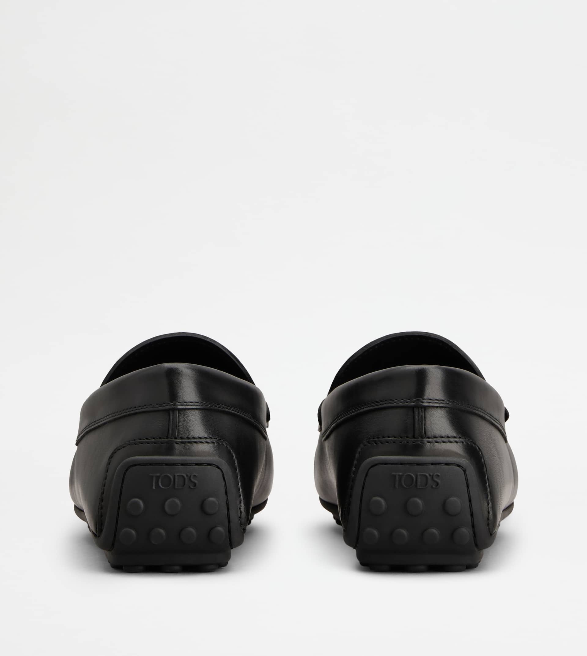 CITY GOMMINO DRIVING SHOES IN LEATHER - BLACK - 3