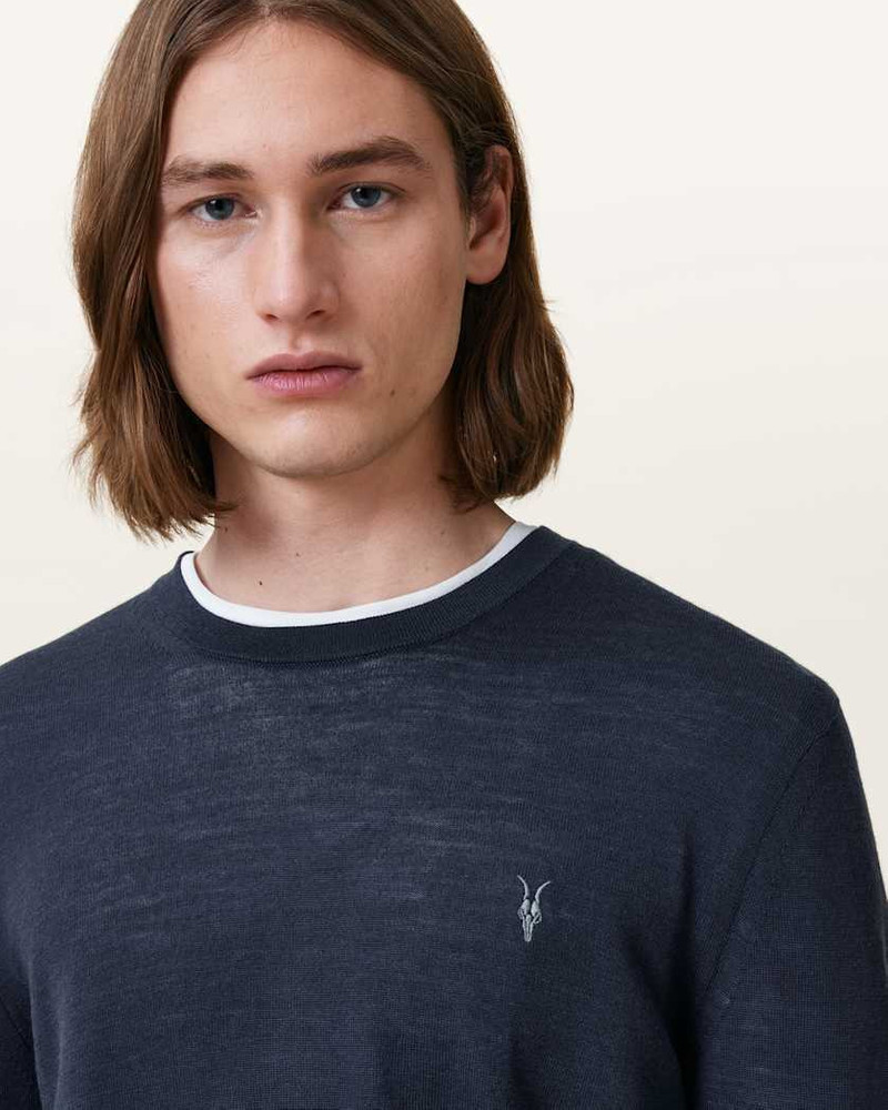 MODE MERINO CREW NECK RAMSKULL SWEATER 3