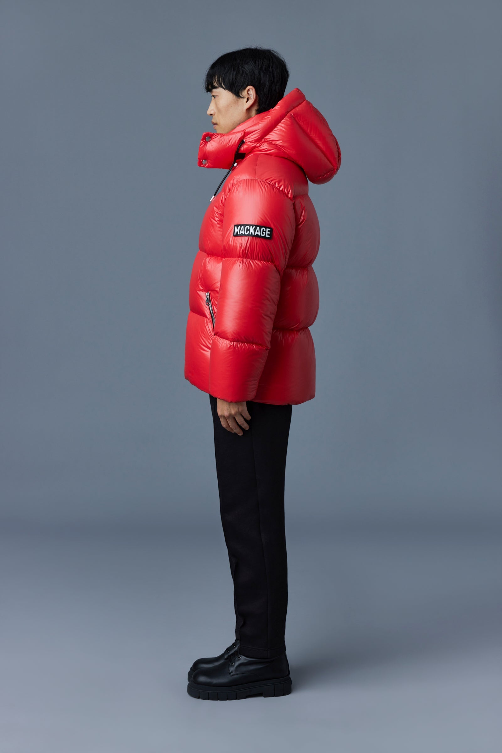 KENT-Z lustrous down jacket with hood - 3