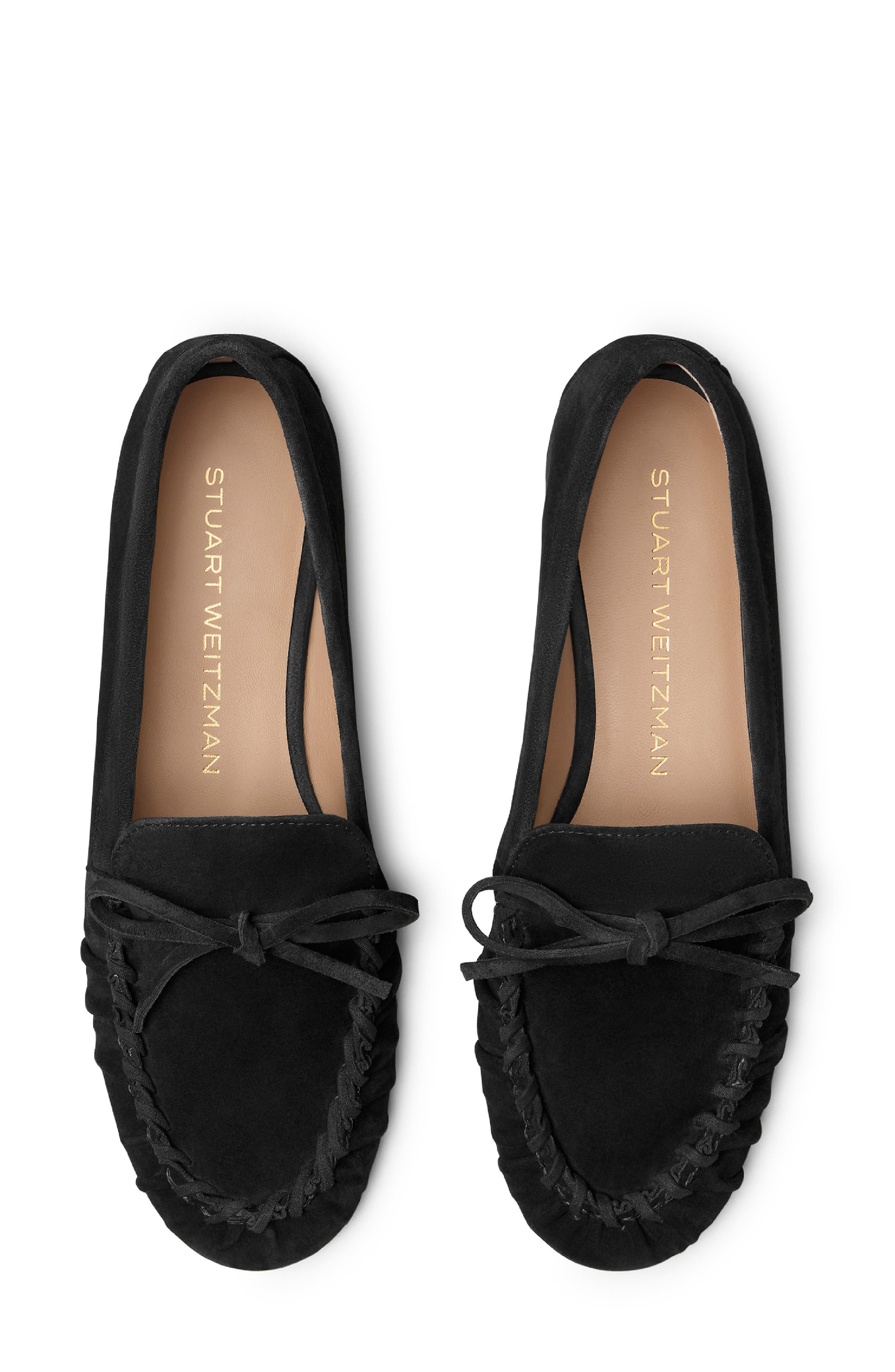 Stuart Weitzman Britt Bow Loafer in Black at Nordstrom - 3