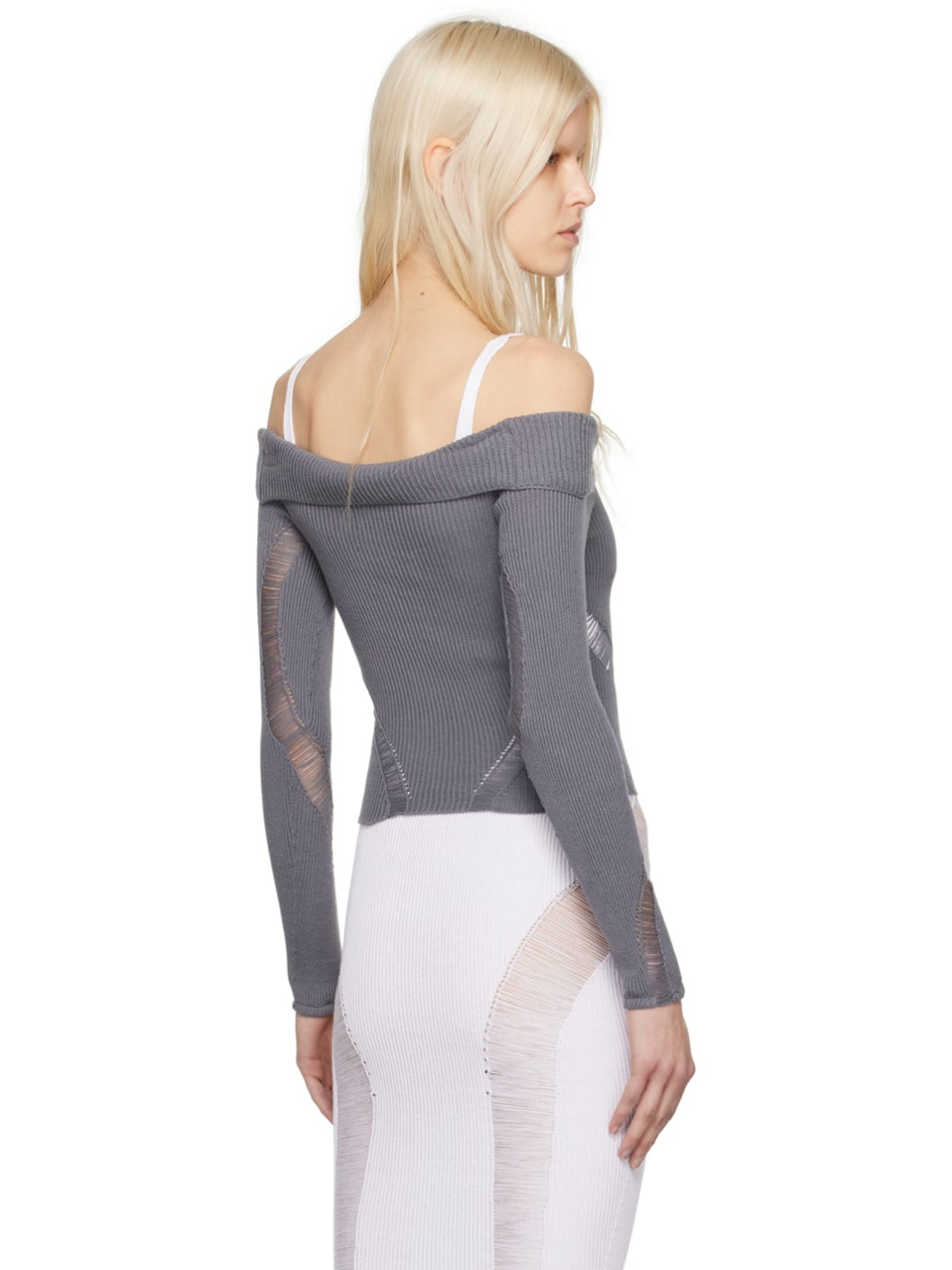 Gray Floater Sweater - 3
