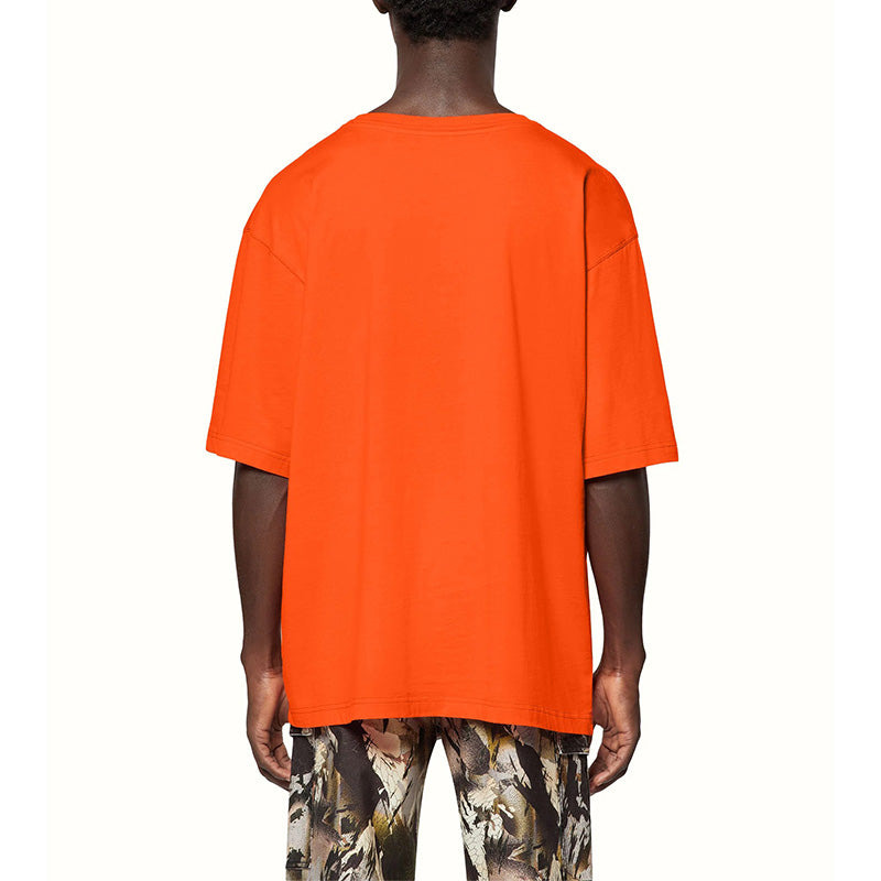 HERON PRESTON Logo Recycled T-shirt 'Orange' HMAA025C99JER0012200 - 2