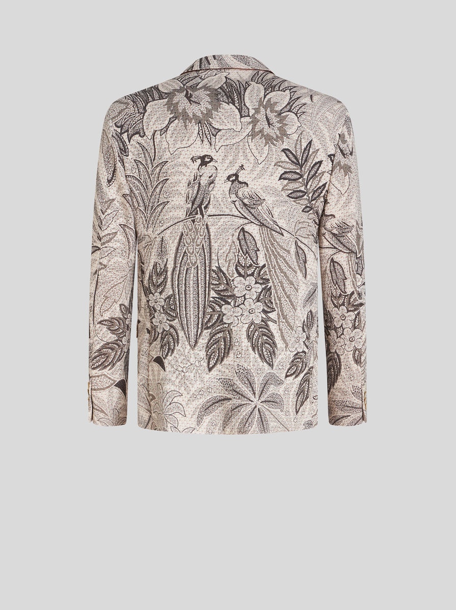 PRINTED JERSEY JACKET - 5