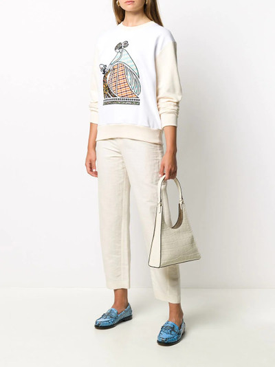 Lanvin Mother and Child patchwork sweatshirt outlook