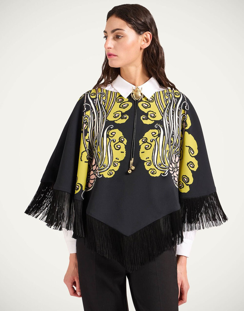 La DoubleJ Reversible Mini Poncho Top outlook