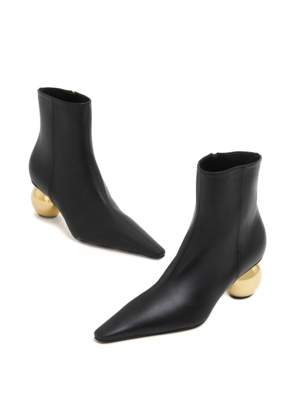 spherical-heel pointed-toe boots - 4