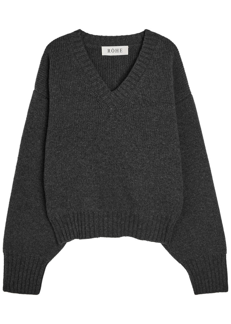Rohe V-neck Wool Jumper - 1
