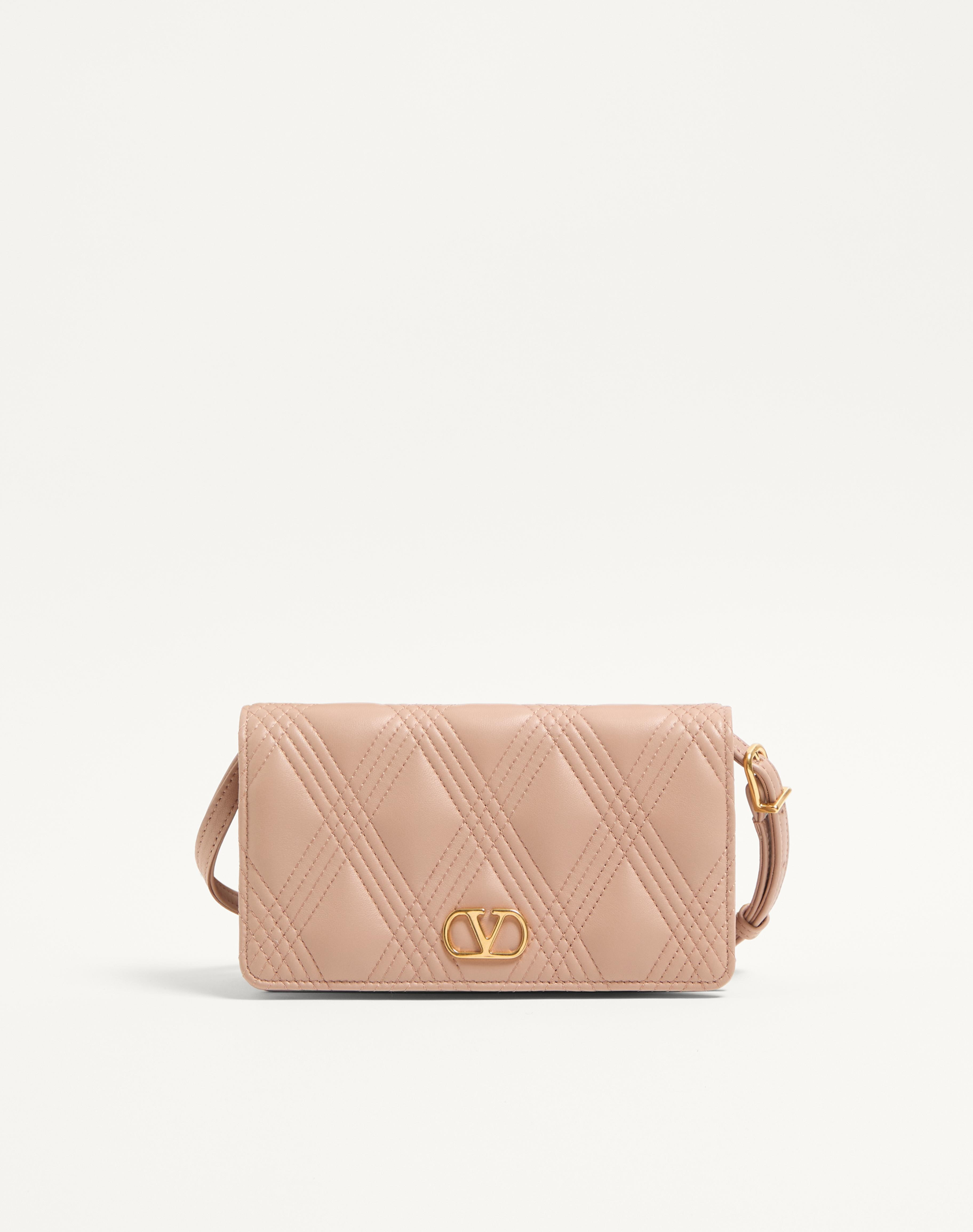 VALENTINO GARAVANI QUILTIE 67 MINI SHOULDER BAG IN QUILTED NAPPA LEATHER - 1