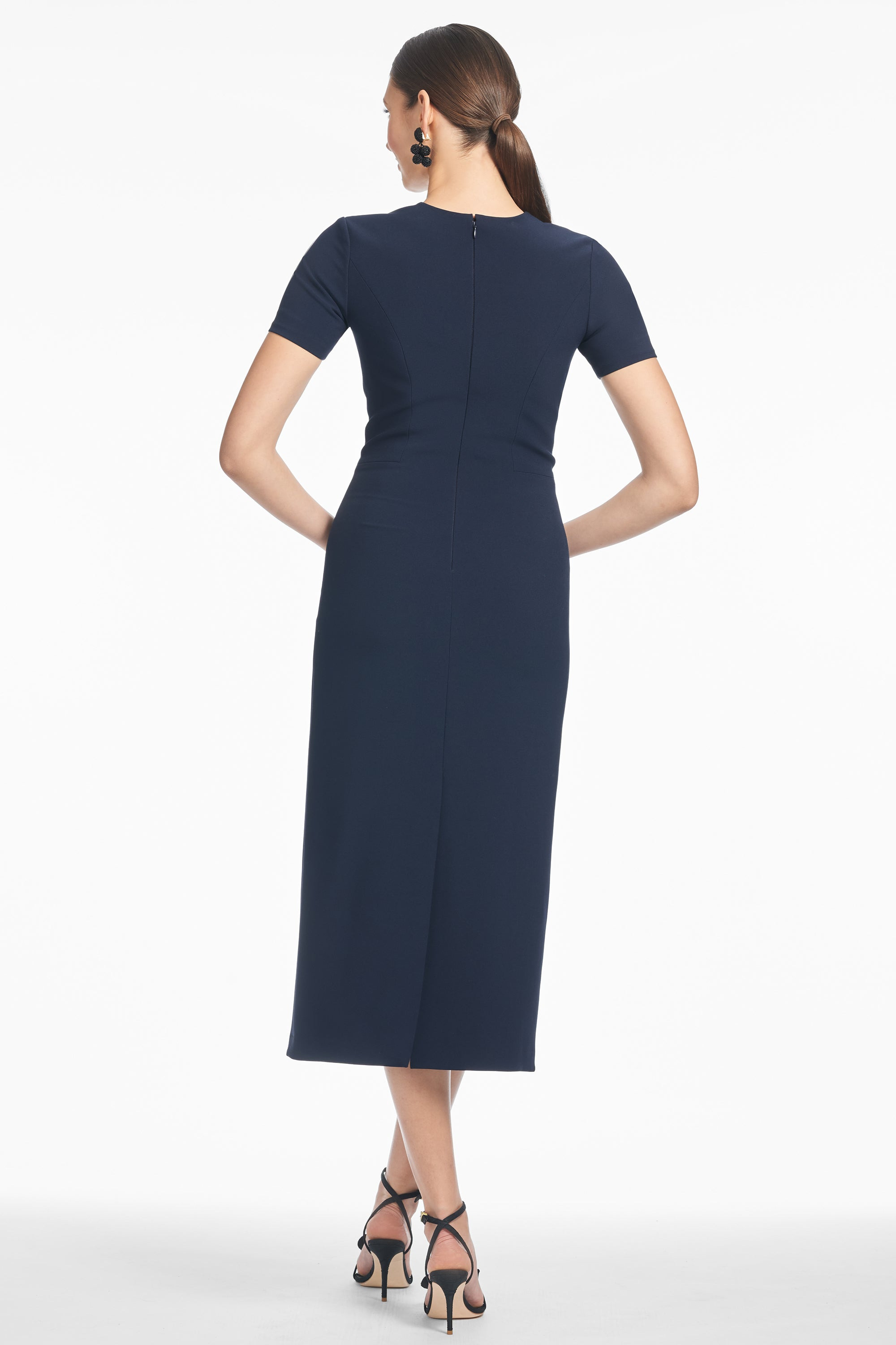 EMBELLISHED TAMARA DRESS - MIDNIGHT - 5