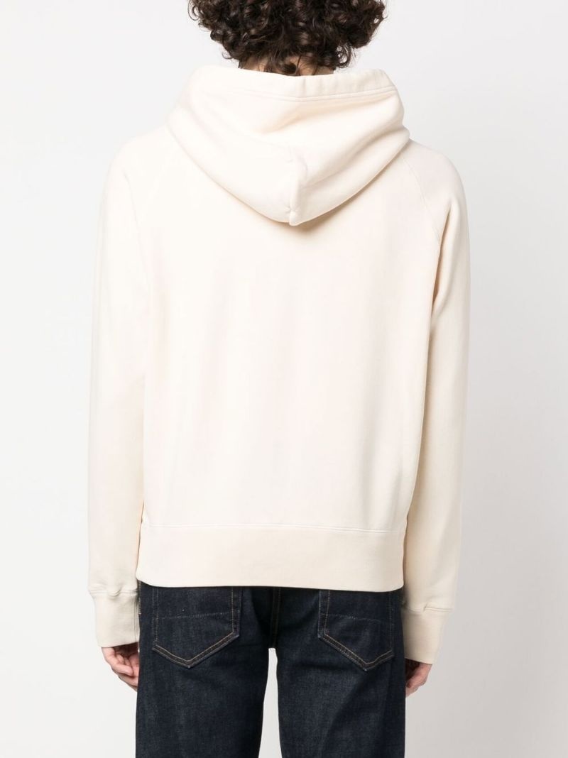 zipped drawstring hoodie - 4