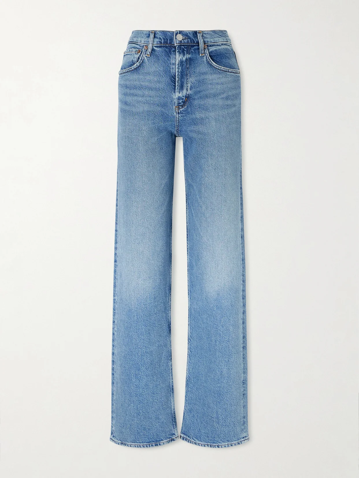 Ren Long High-rise Straight-leg Jeans - 1