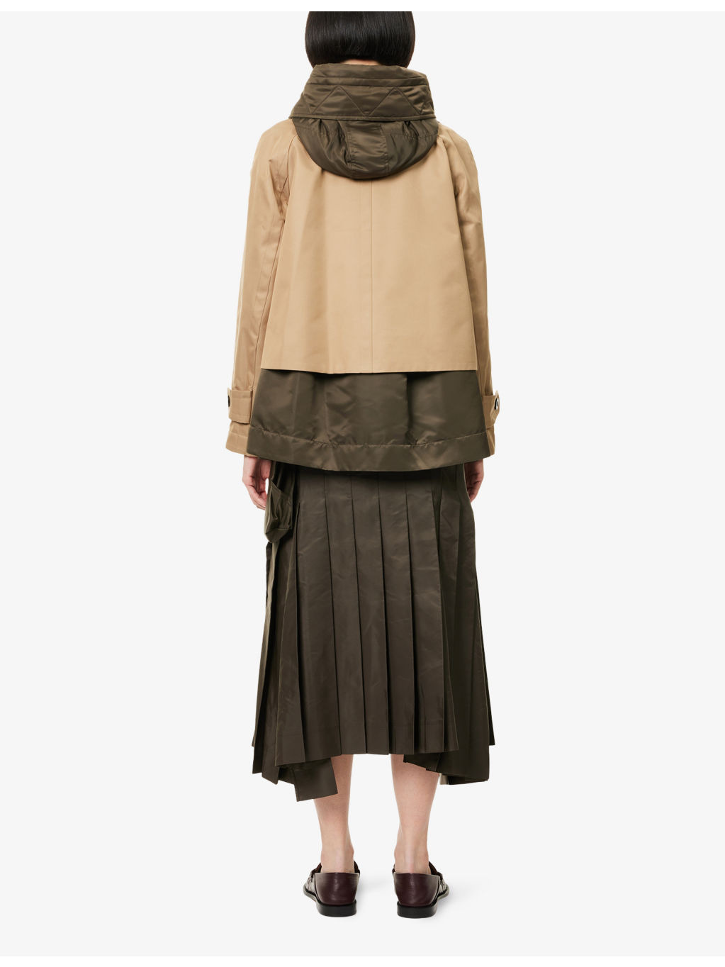 Layyered Hooded Cotton-Gabardine Blouson Jacket - 4