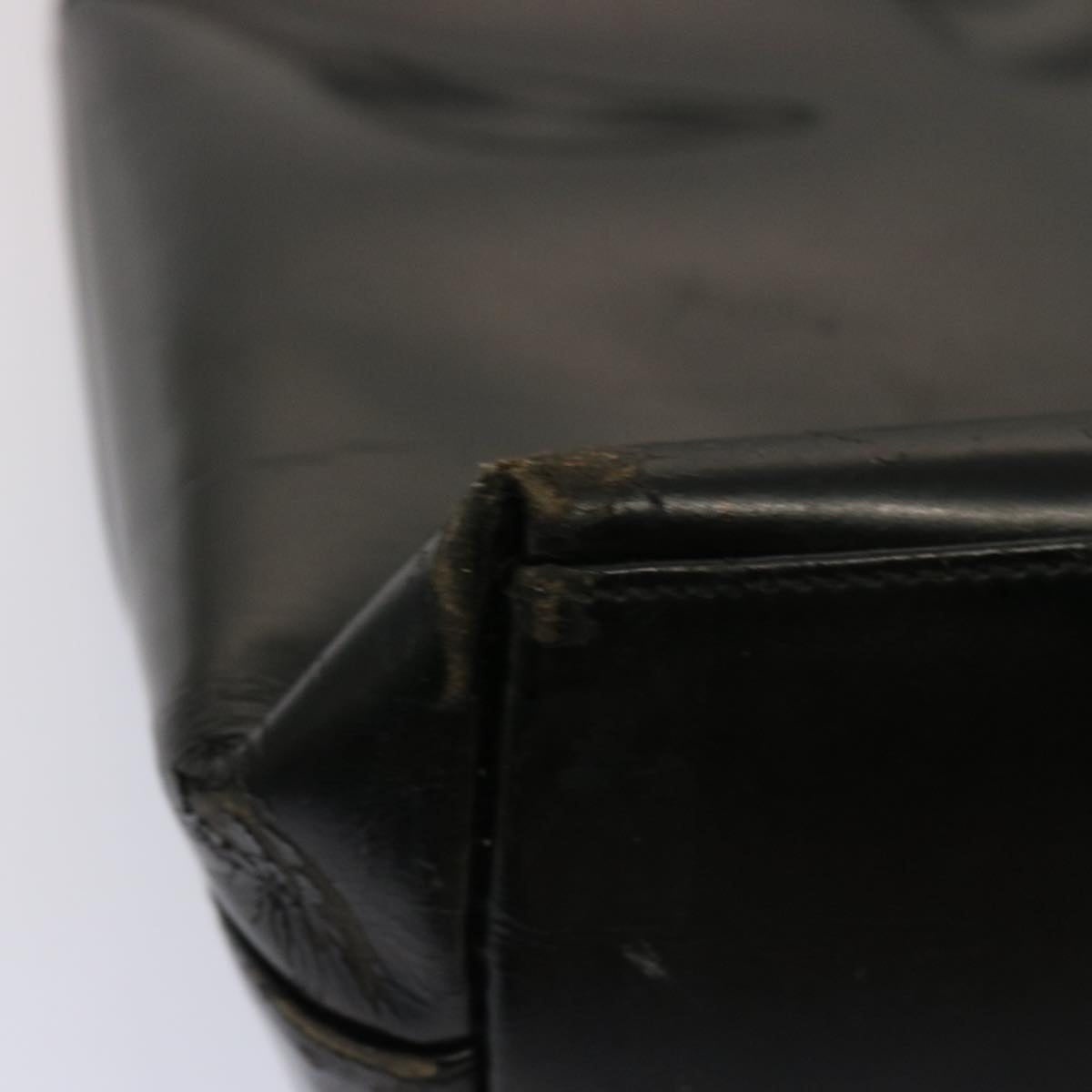 GUCCI Tote Bag Patent Leather Black - 15