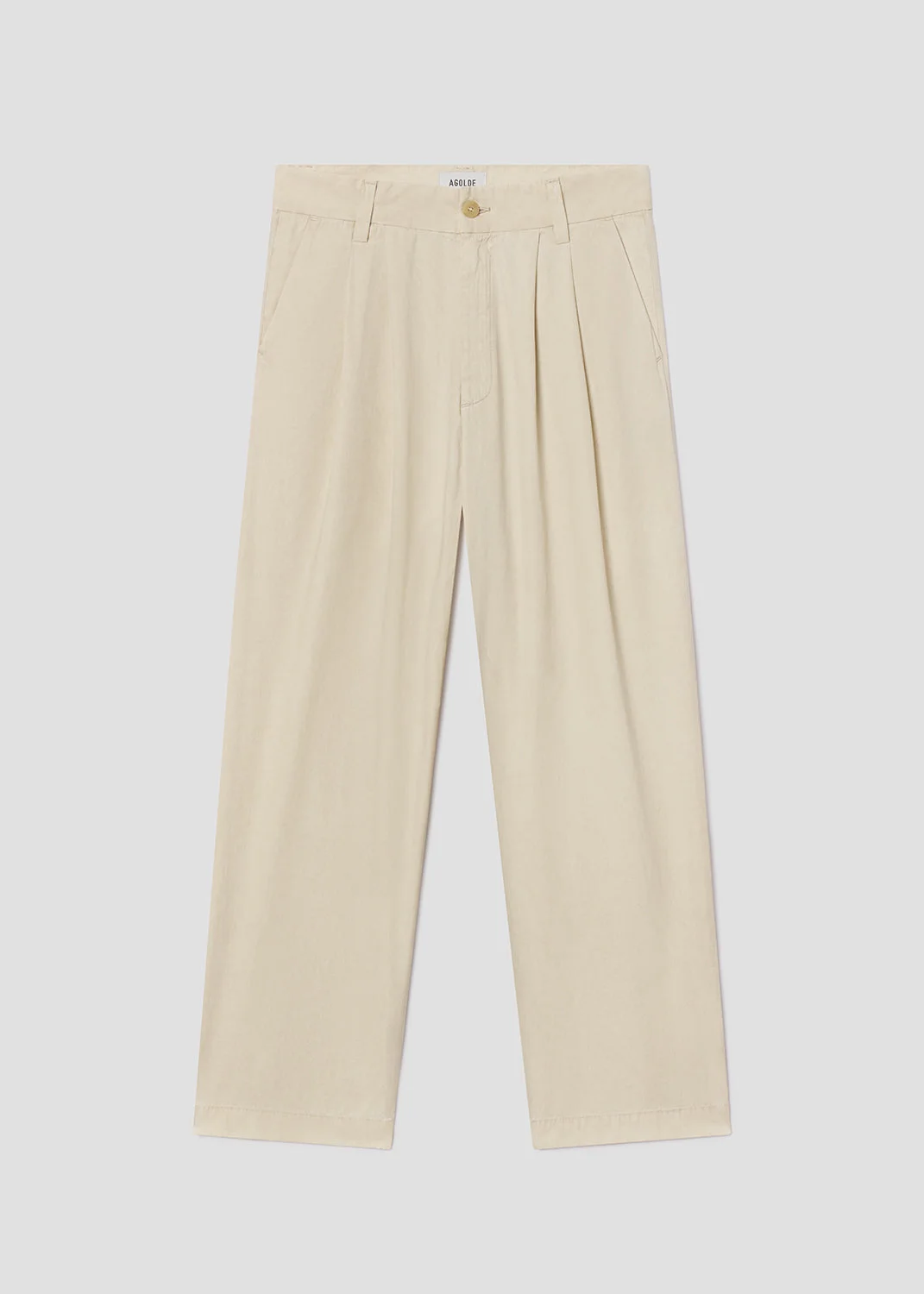 SLATER TROUSER IN BONE - 1