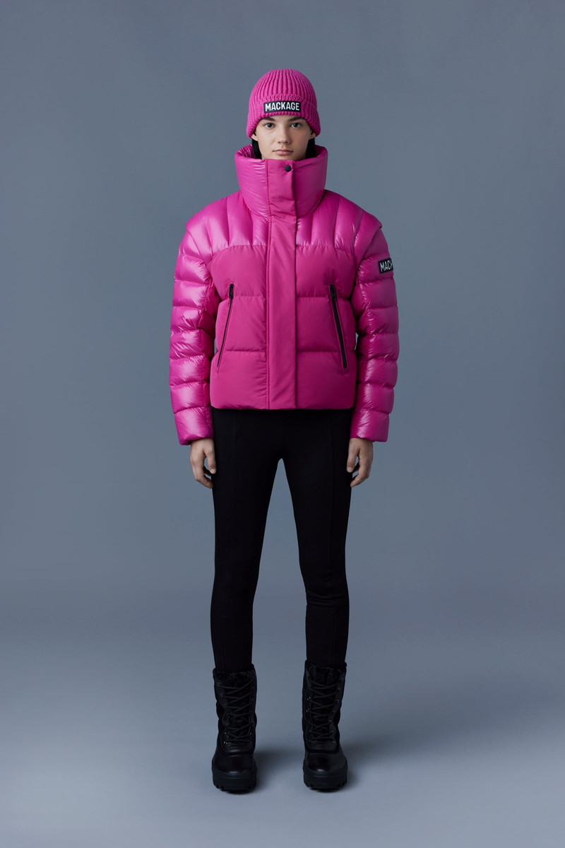MACKAGE VESNA 2-in-1 matte light down jacket for ladies outlook
