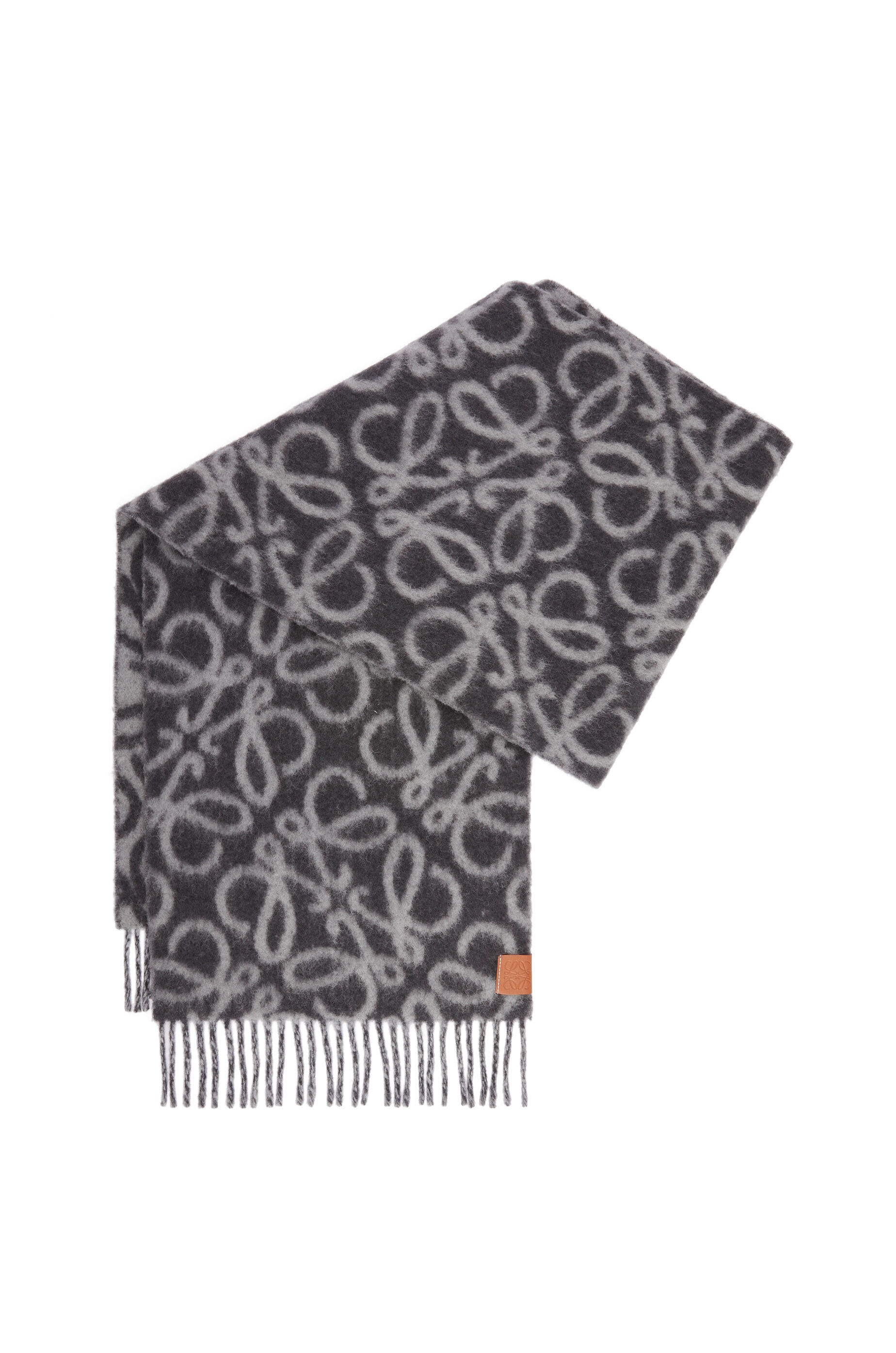 Anagram scarf in alpaca and wool - 4