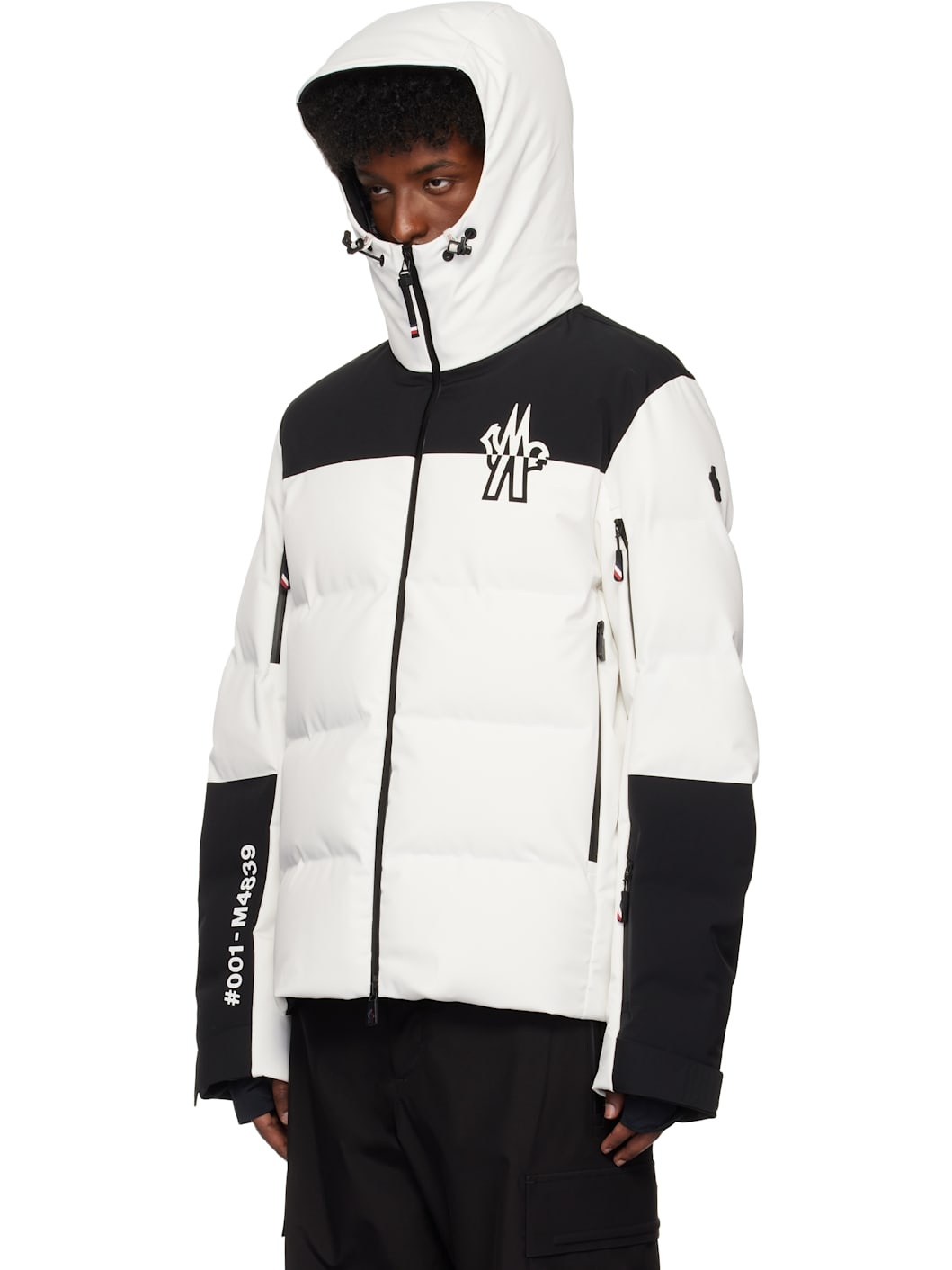 Black & White Curtis Down Jacket - 4