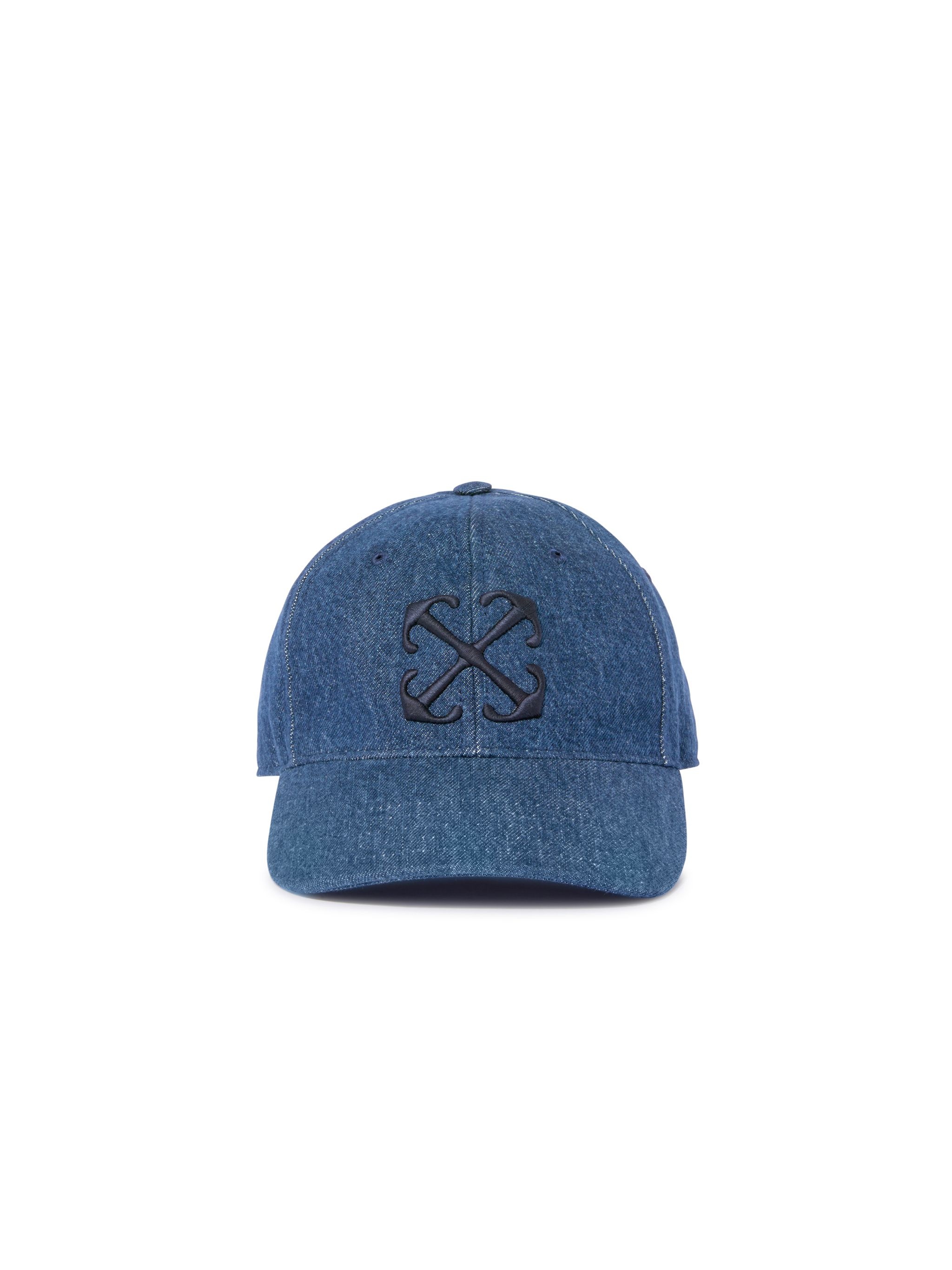 Denim Arrow Baseball Cap - 1