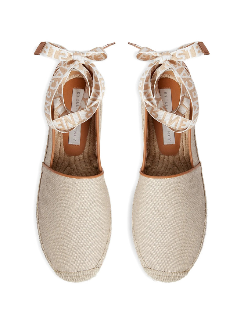 Stella McCartney Stella Mccartney Logo-lettering Flat Espadrilles outlook