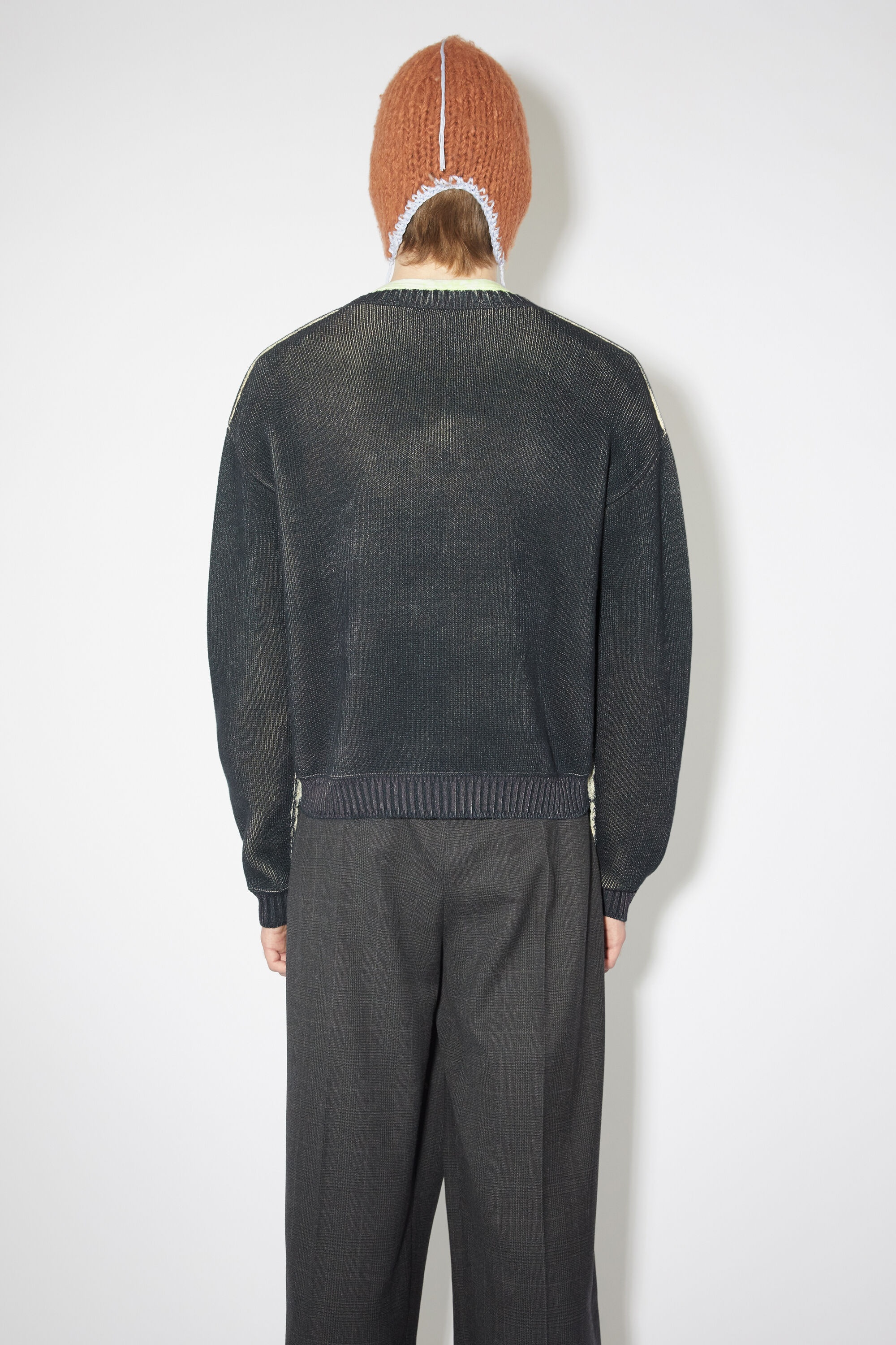Printed sweater - Washed Black - 3