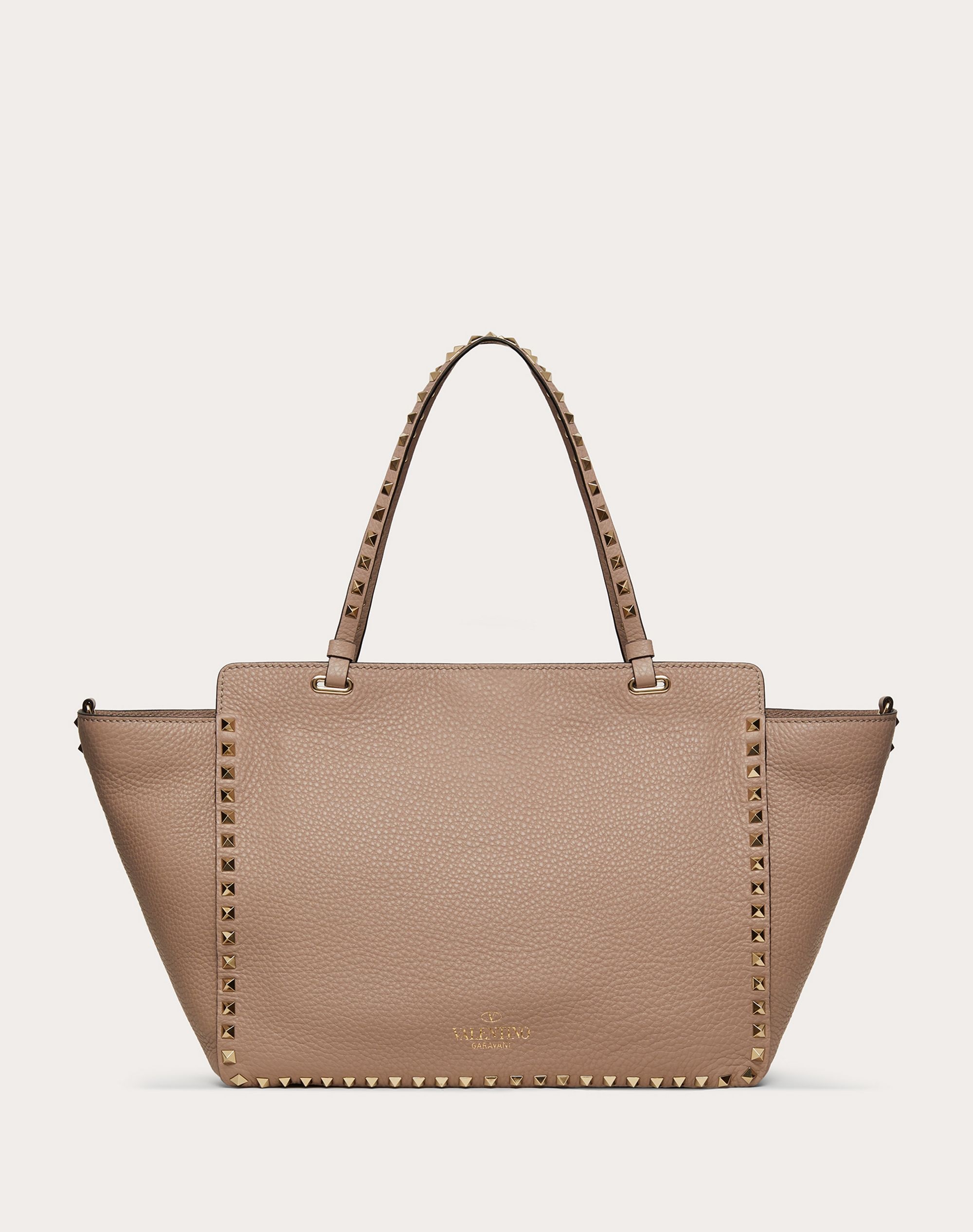 Medium Rockstud Grainy Calfskin Bag - 9