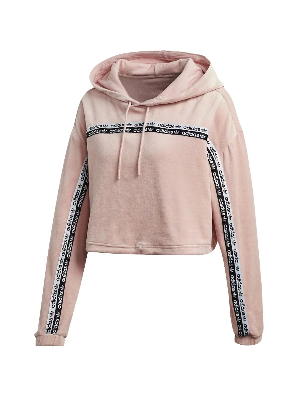 cropped hoodie - 1