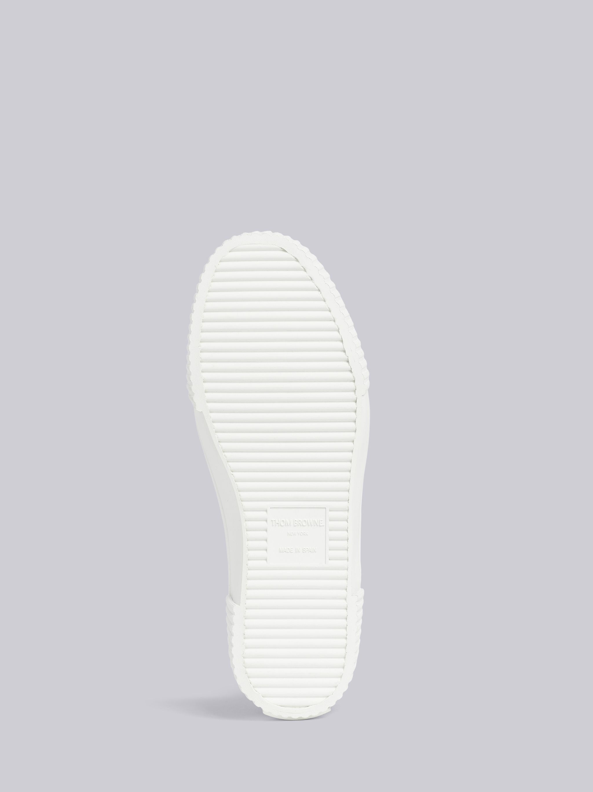 Medium Grey Cotton Casvas Removable Ankle Tie Espadrille - 5