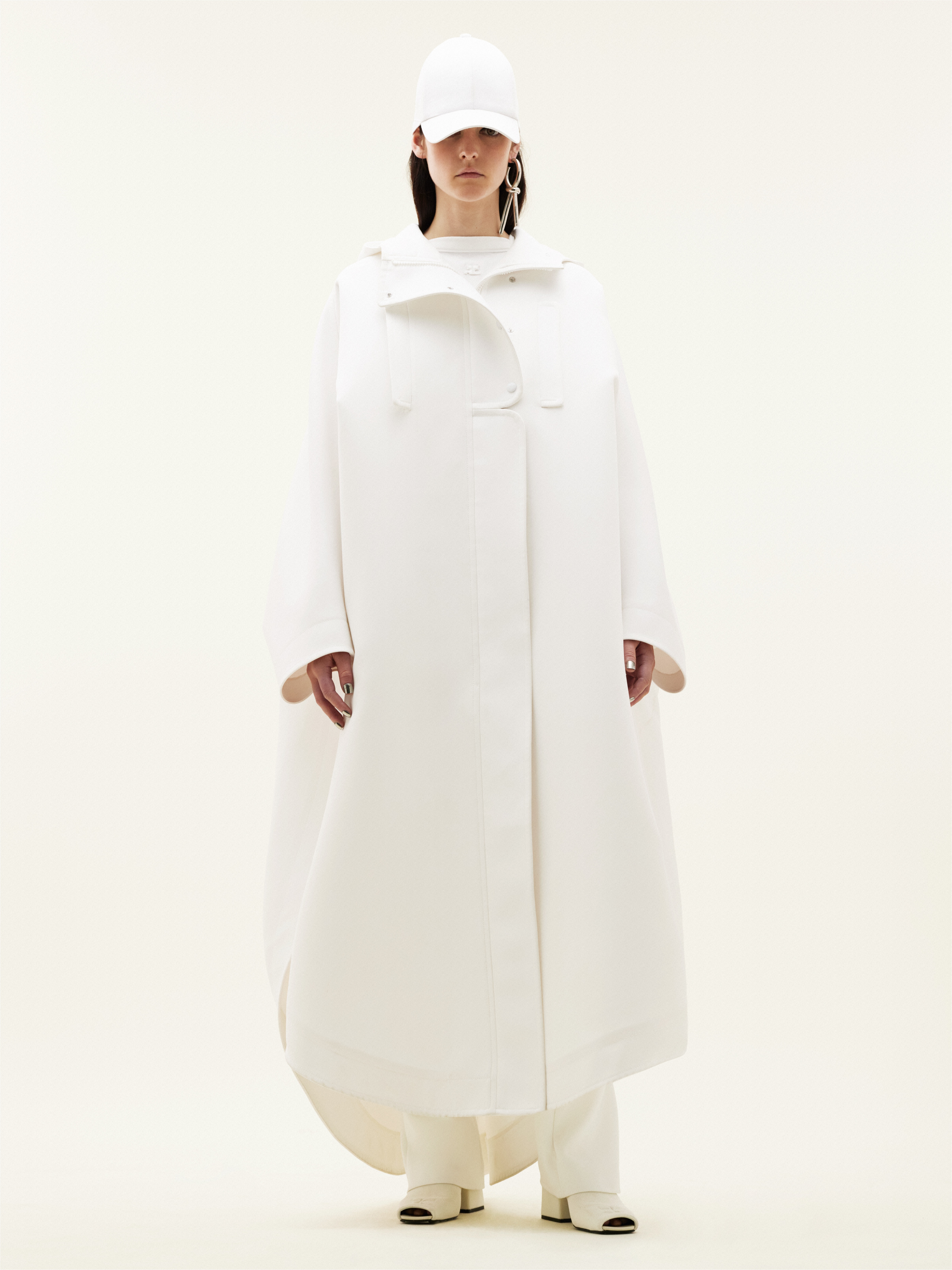 DOUBLE GABARDINE CAPE - 2