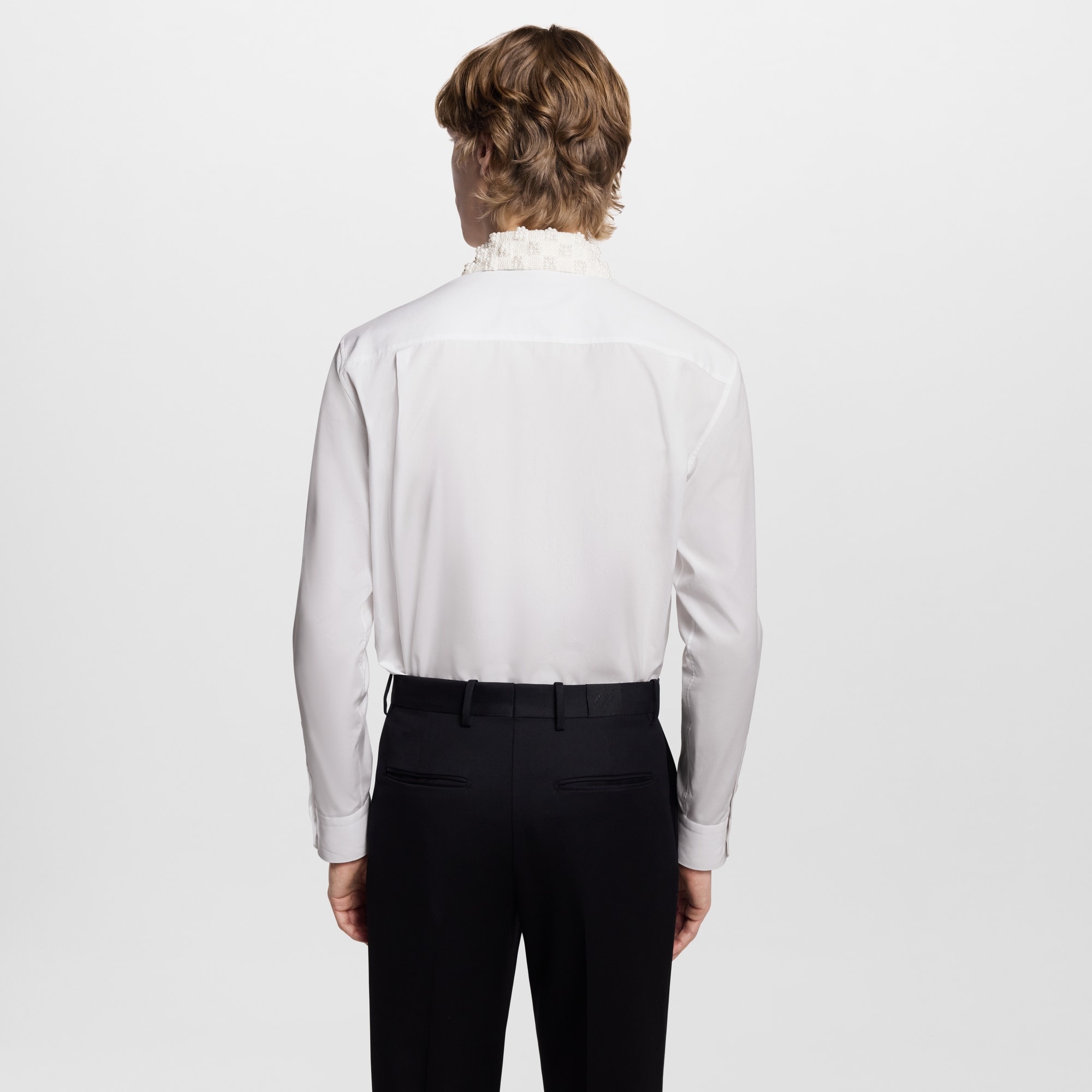 Embellished Collar Evening Shirt - 6