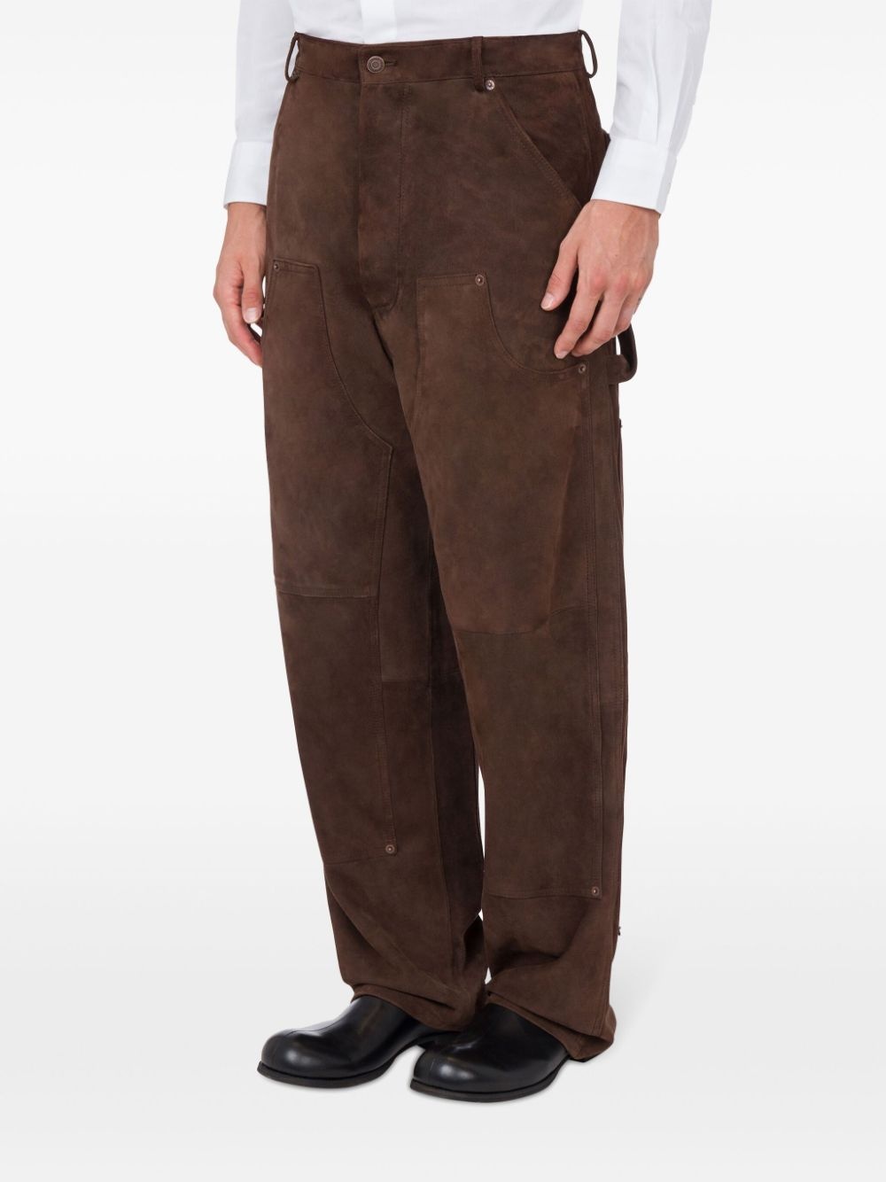 suede trousers - 2
