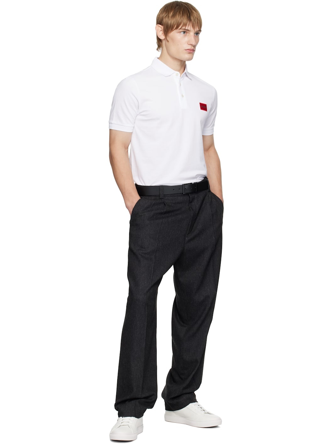 Black Leather Belt - 3
