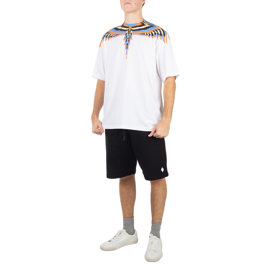 Marcelo Burlon Cross Basketball Cotton Shorts - 2