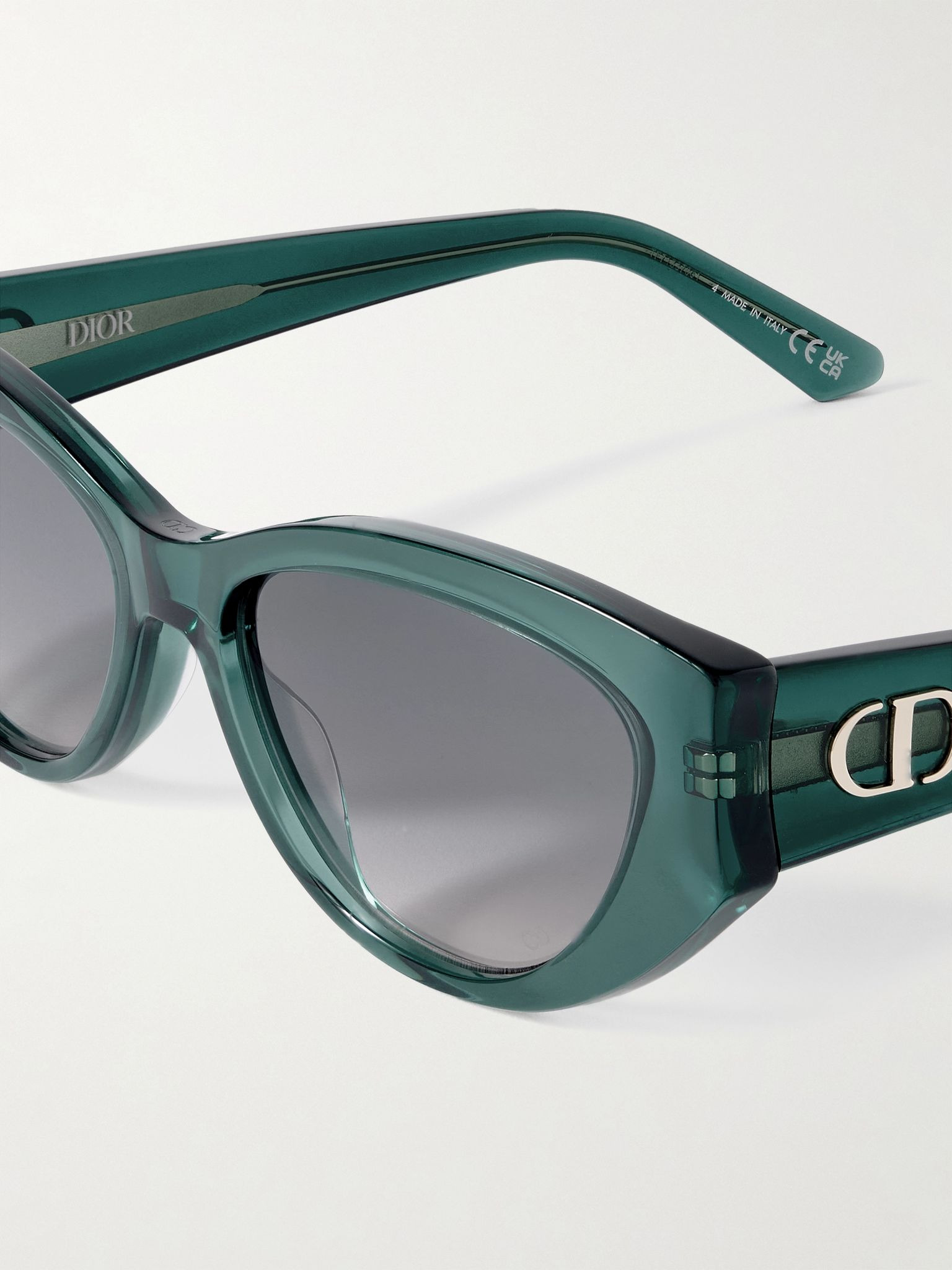 DiorGlow B1I cat-eye acetate sunglasses Turquoise - 4