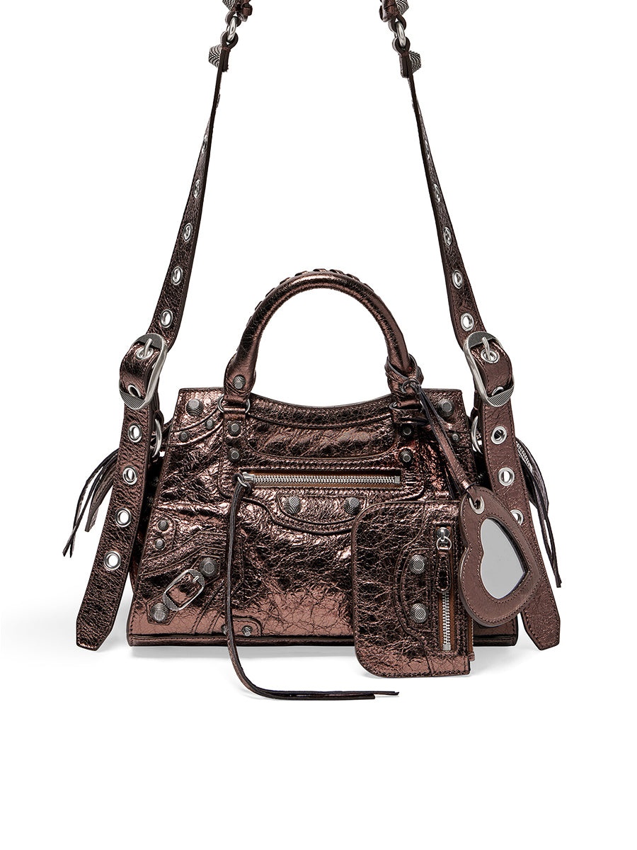 Neo Cagole XS Shoulder Bag in Metallized Bronze - 1