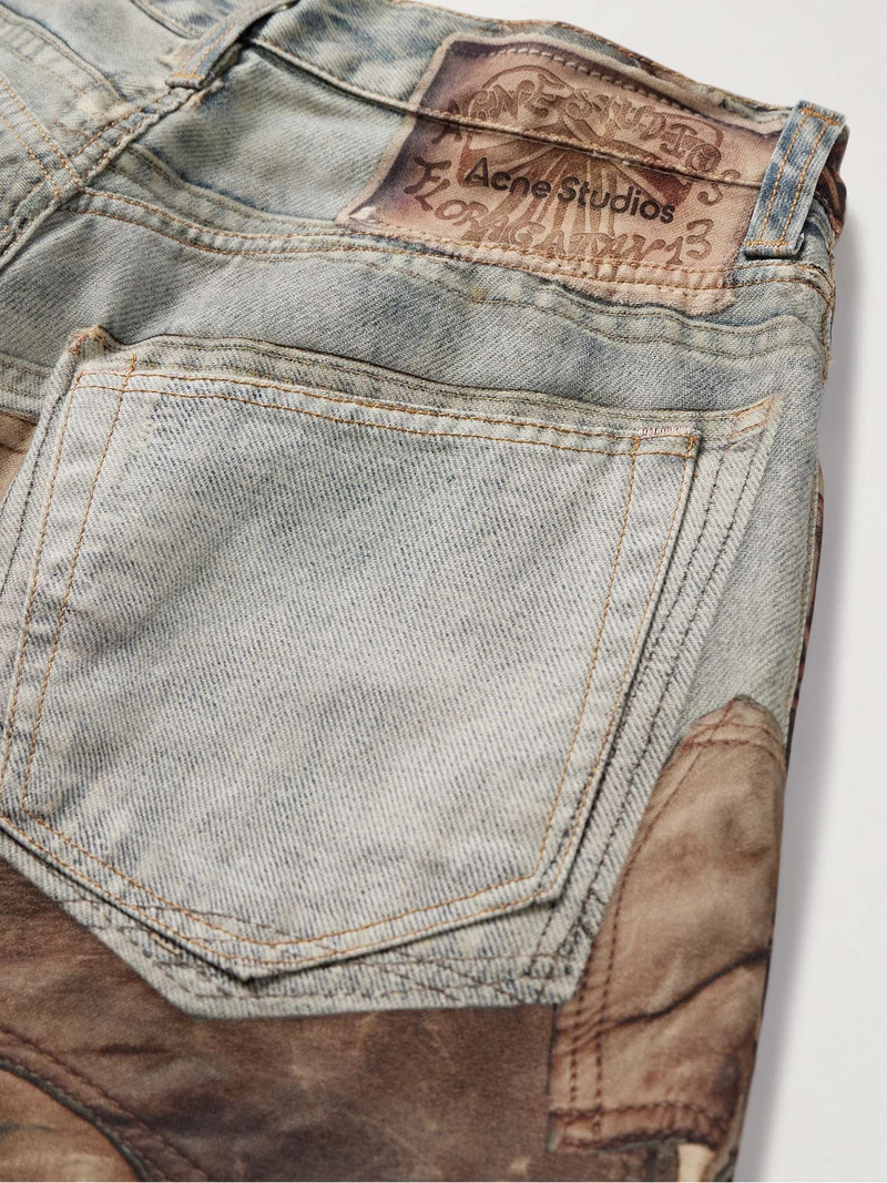 Wide-Leg Trompe L'oeil Jeans 5