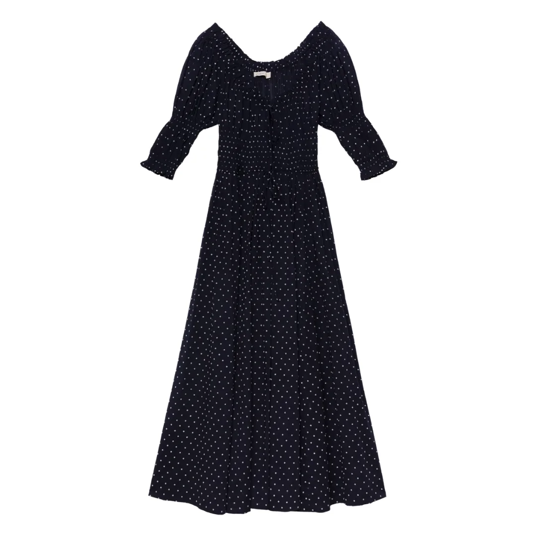 Polka Dot Ischia Dress - 1