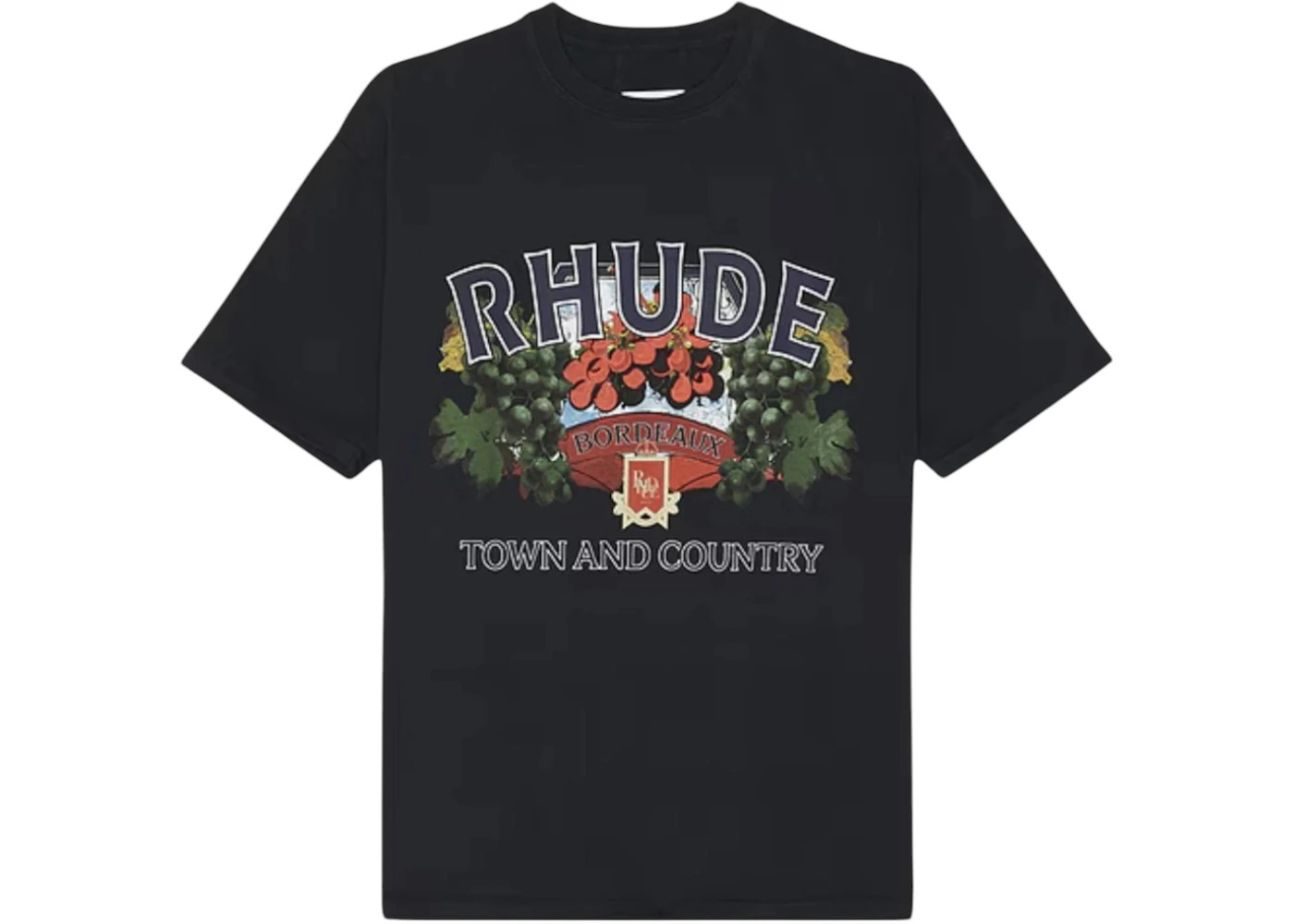 Rhude Town And Country Tee Black - 2