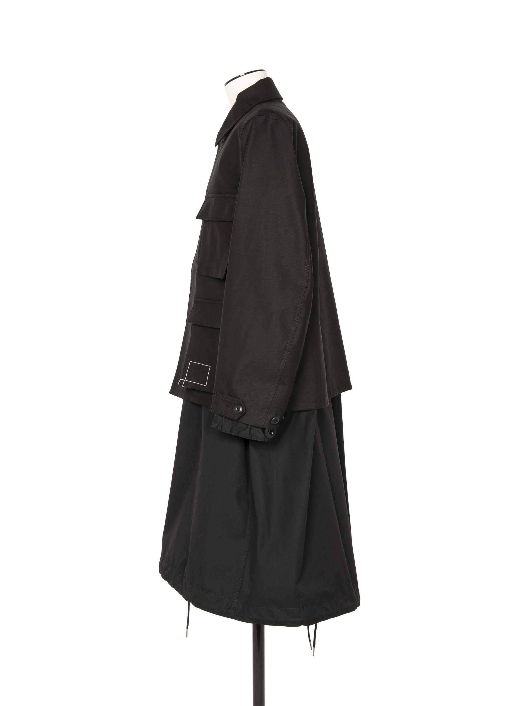 sacai WTAPS Cotton Back Satin Coat | REVERSIBLE