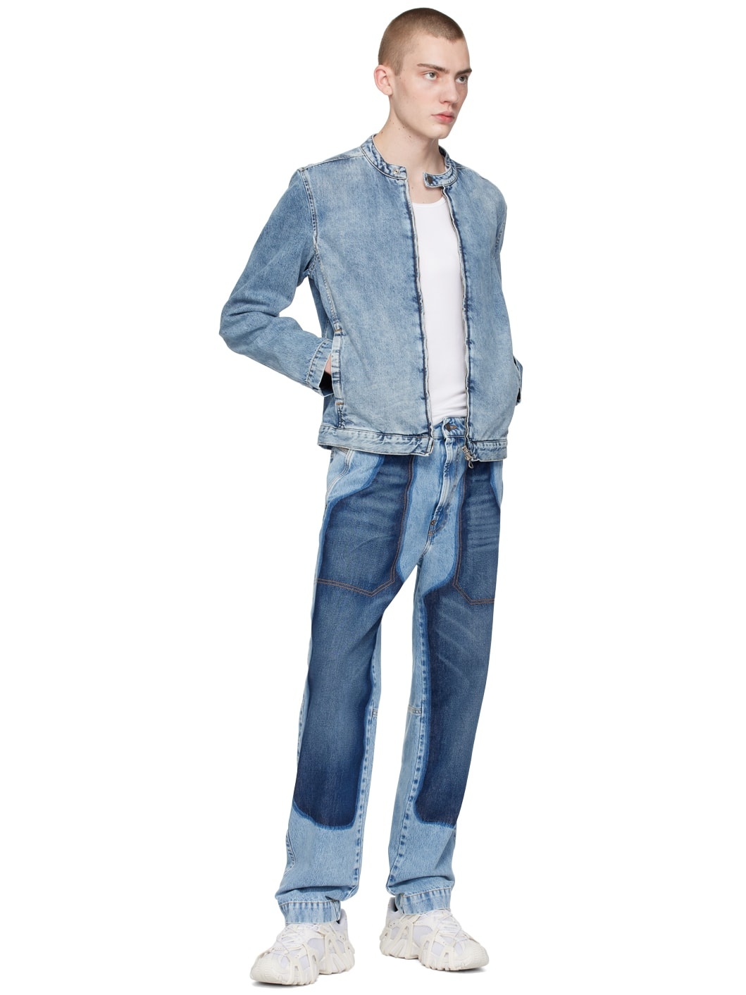 Blue D-Glory Denim Jacket - 4