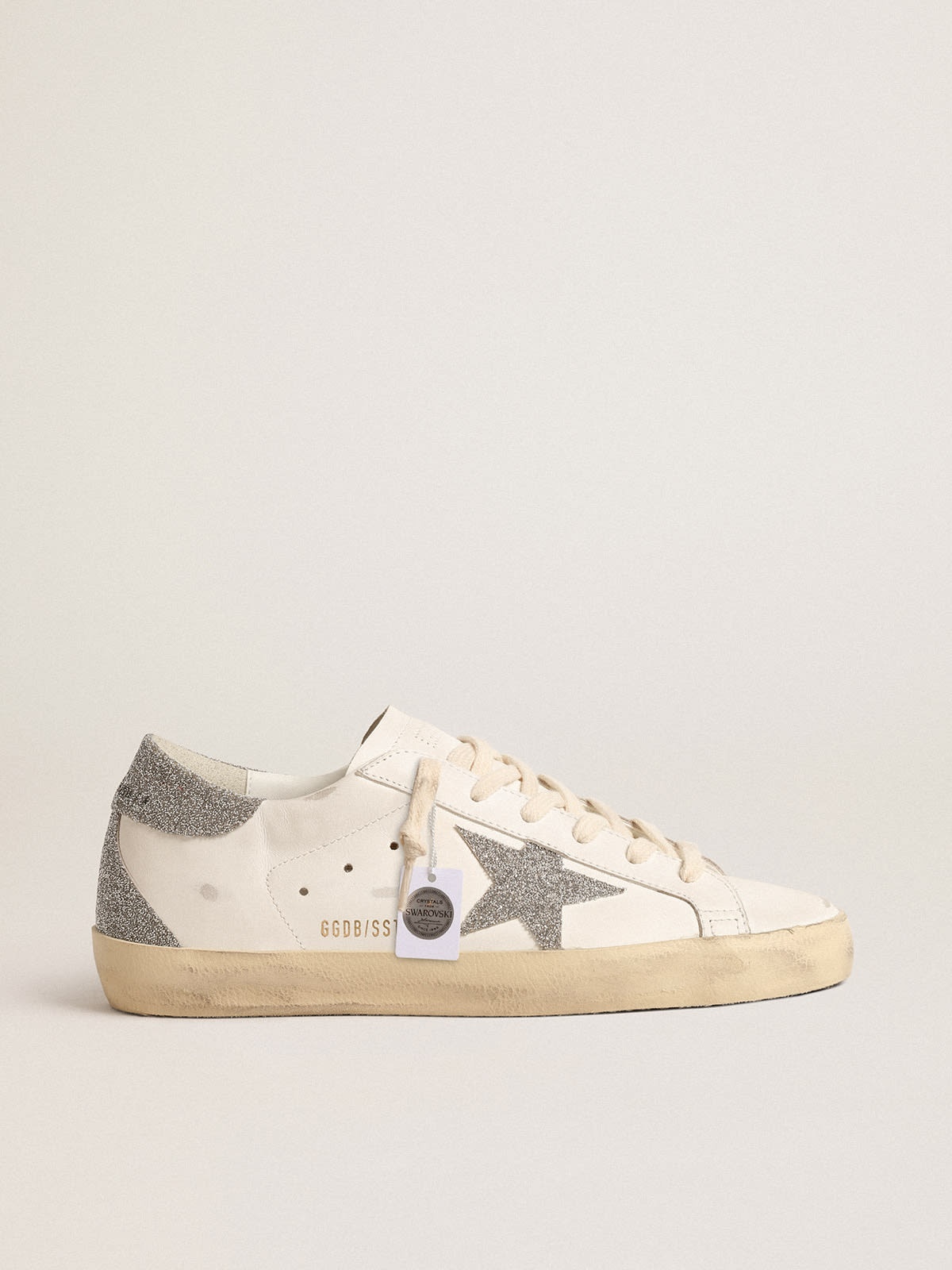 Women's Super-Star sneakers with gold foxing