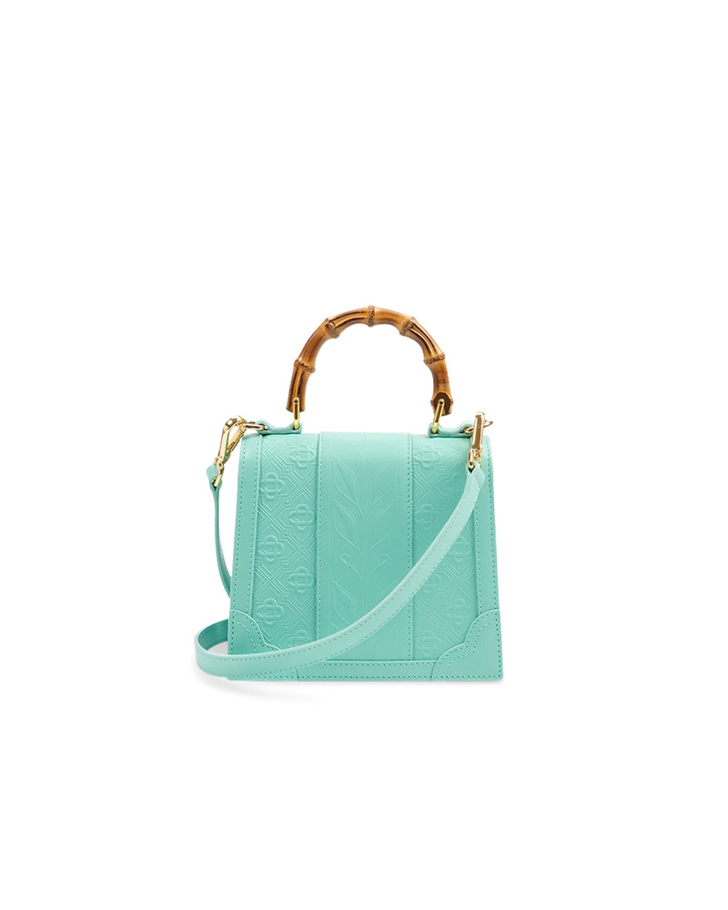 CASABLANCA Turquoise Mini Jeanne Bag outlook
