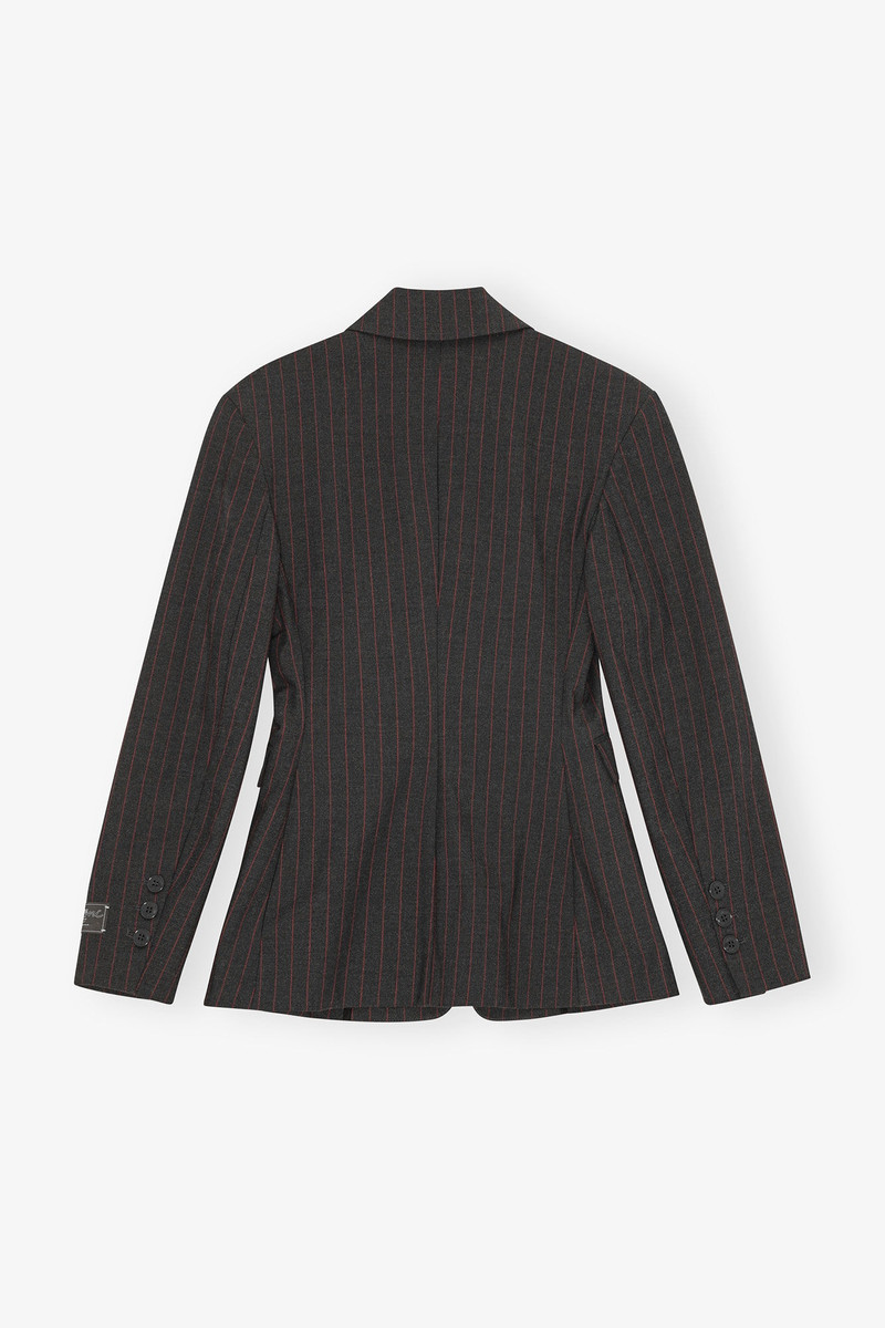 BLACK PINSTRIPE BLAZER 6