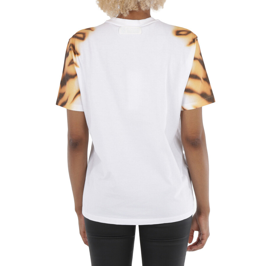 Stella McCartney Ladies Tight Print Short Sleeve T-shirt - 6